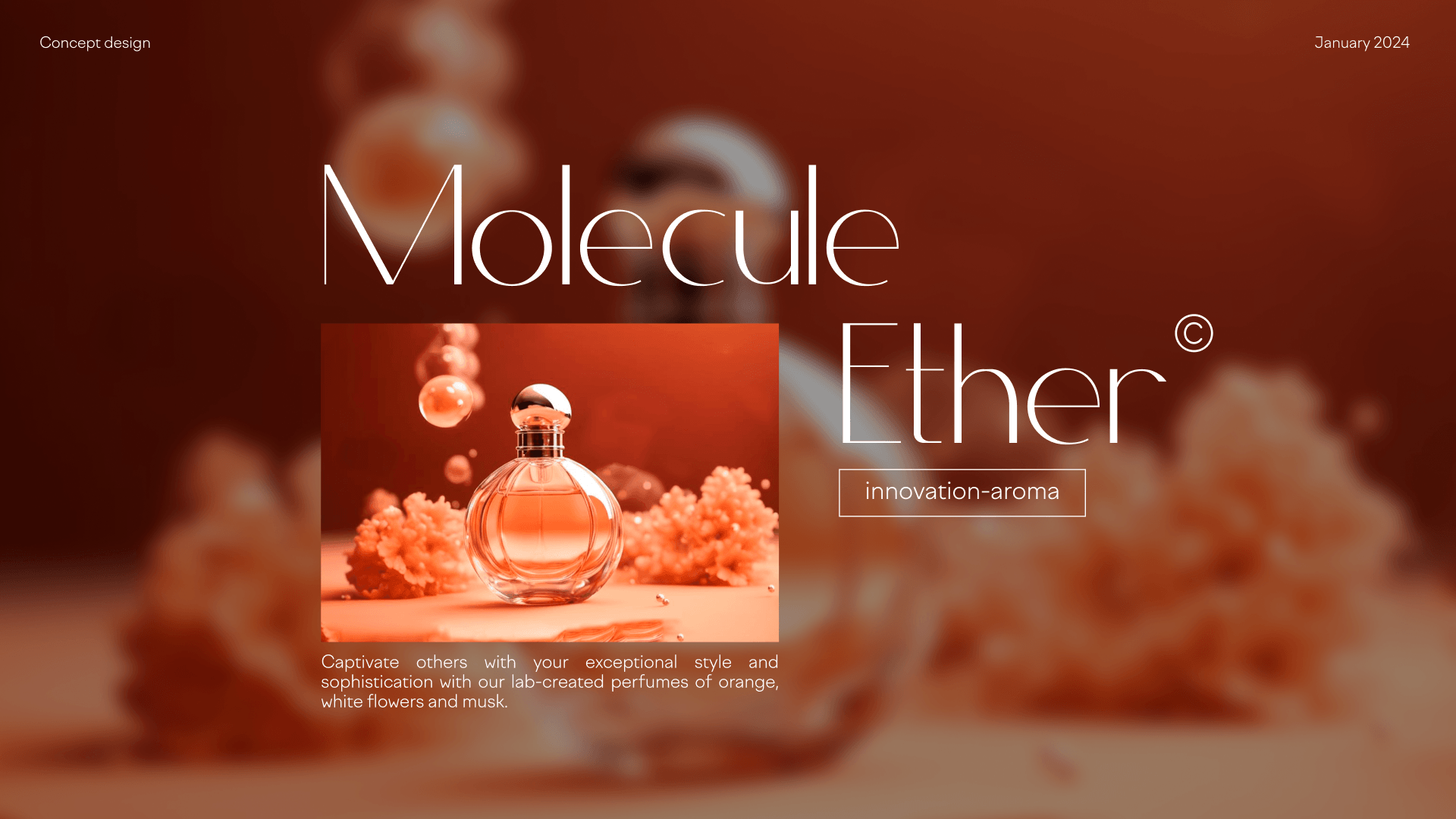 Perfume - Molecule Ether e-commerce website — Изображение №1 — Интерфейсы, Брендинг на Dprofile