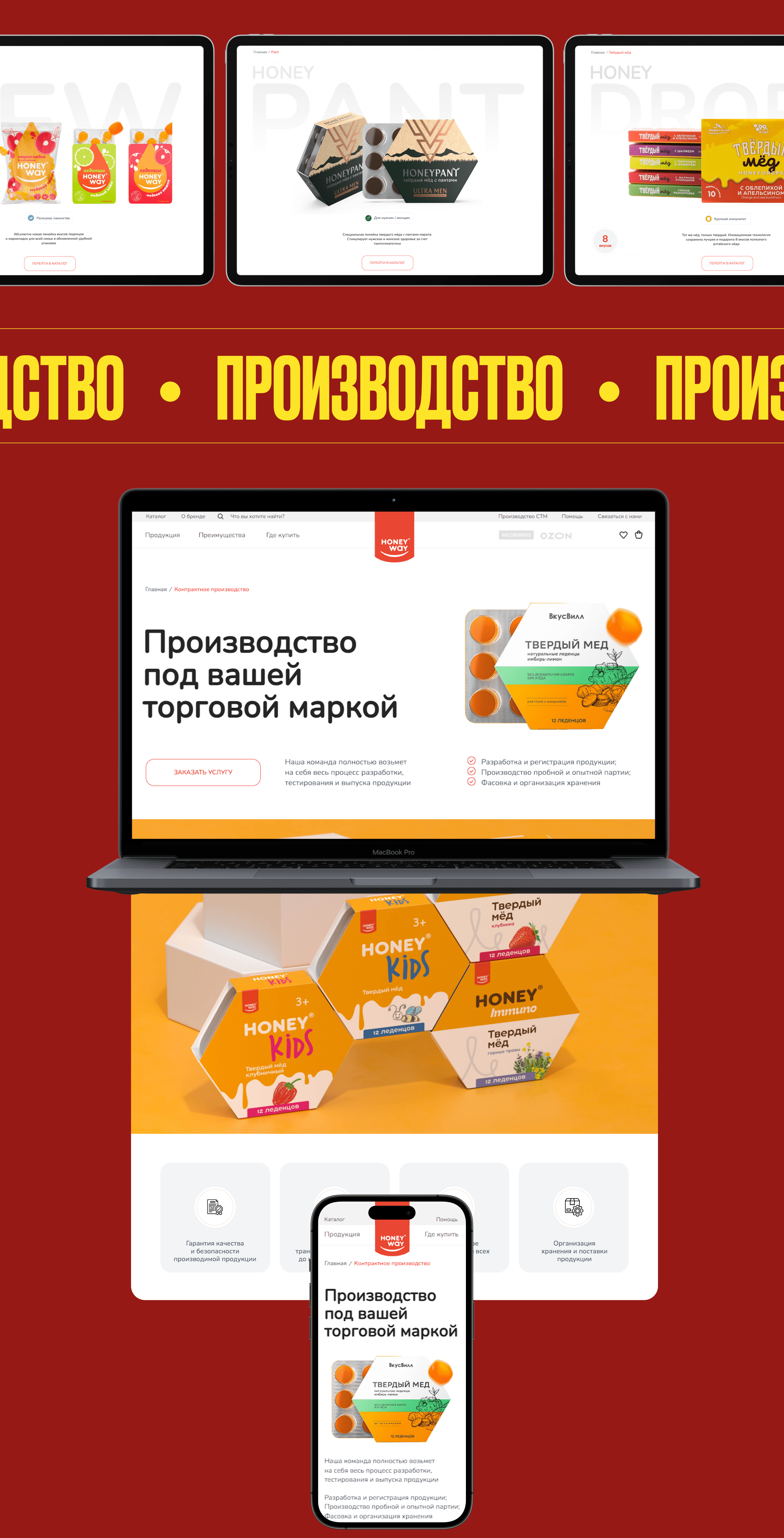 HONEYWAY - Ecommerce website — Изображение №11 — Интерфейсы, Маркетинг на Dprofile