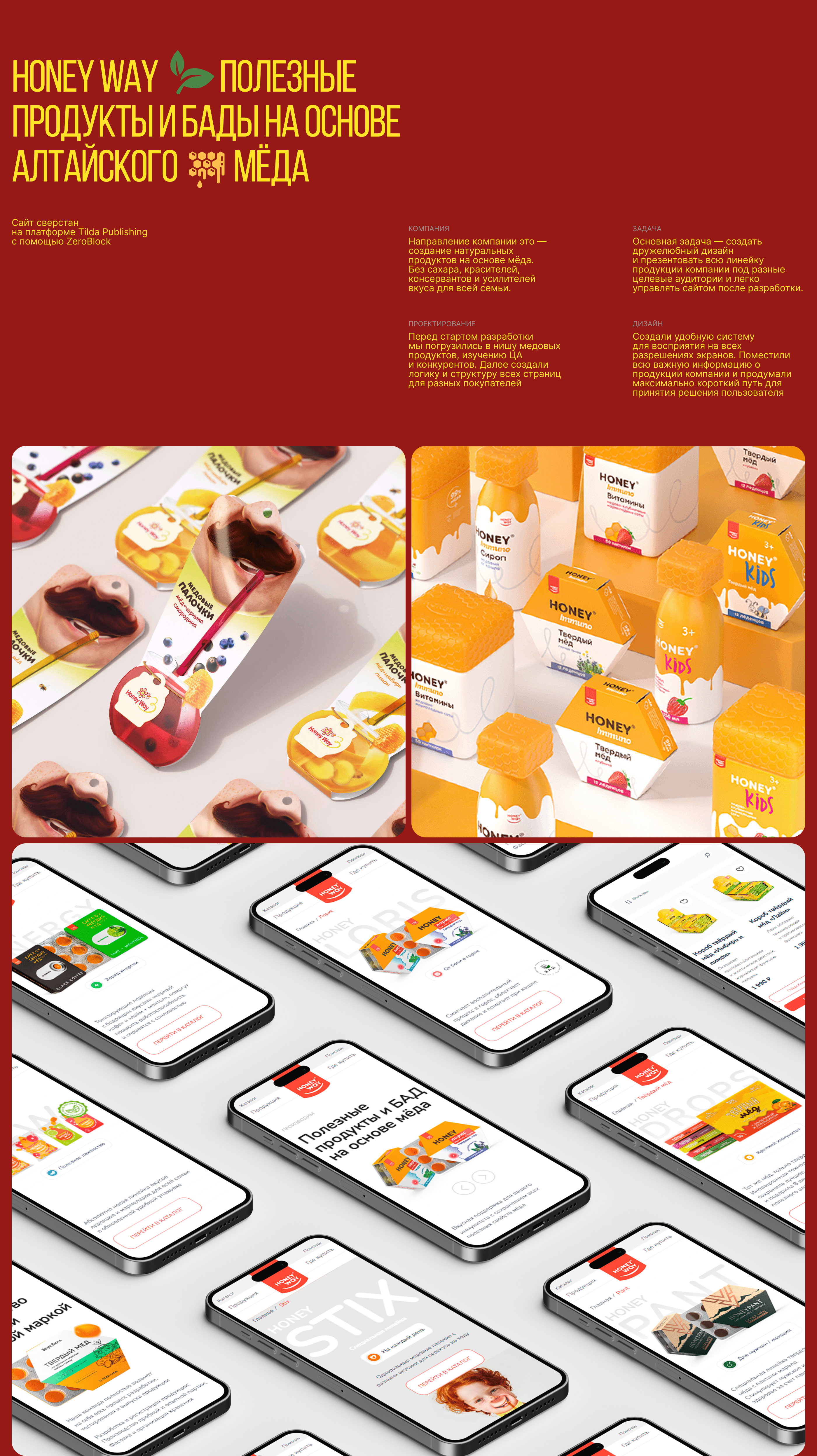 HONEYWAY - Ecommerce website — Изображение №2 — Интерфейсы, Маркетинг на Dprofile