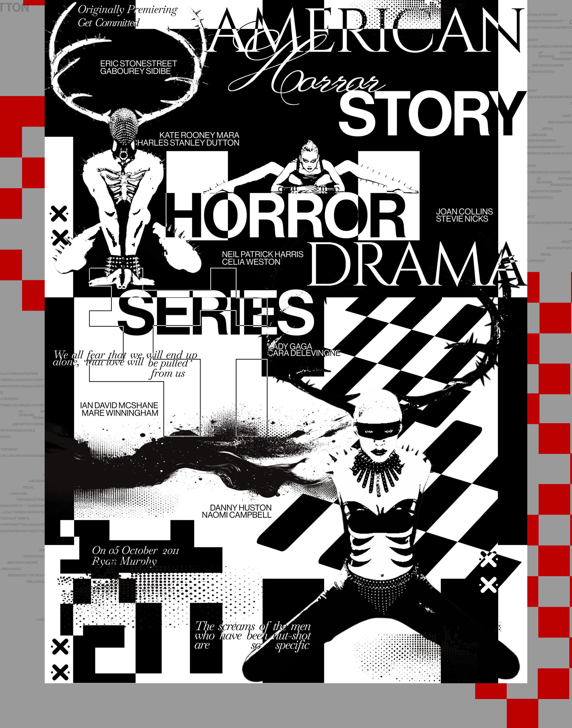 Poster collection|TV series|American Horror Story — Изображение №3 — Интерфейсы, Графика на Dprofile