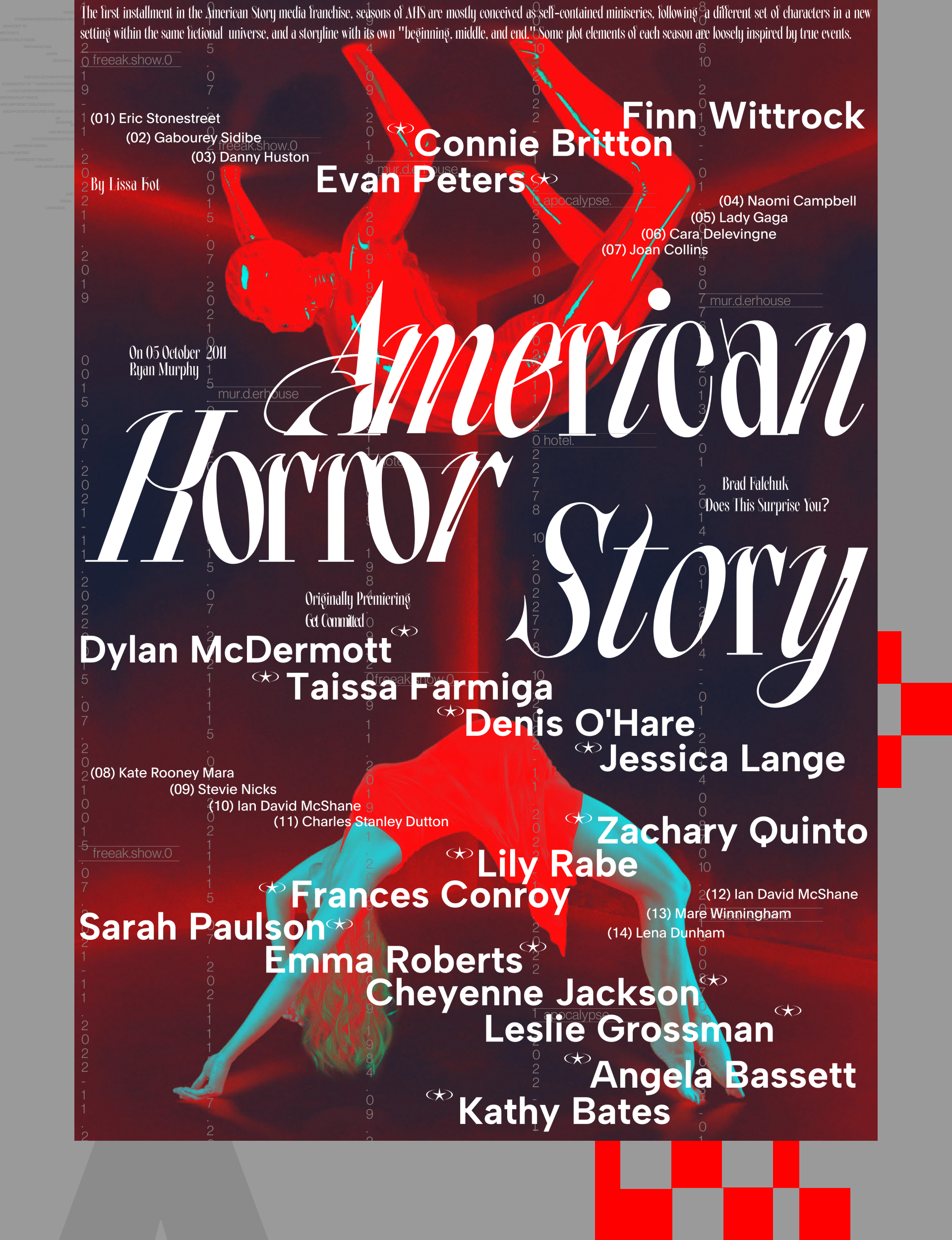 Poster collection|TV series|American Horror Story — Изображение №6 — Интерфейсы, Графика на Dprofile