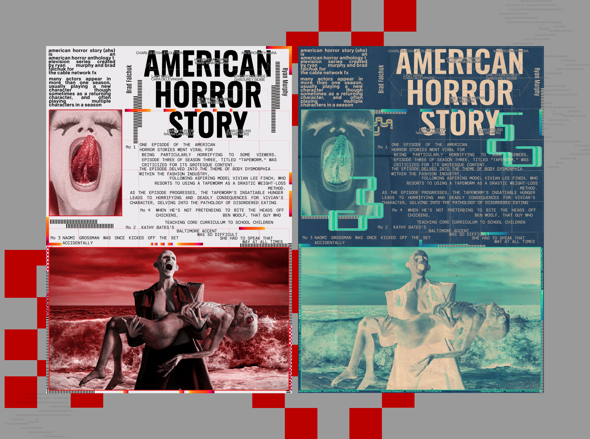 Poster collection|TV series|American Horror Story — Изображение №5 — Интерфейсы, Графика на Dprofile