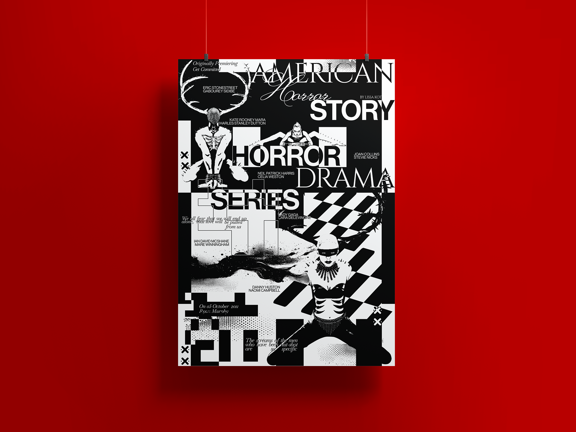 Poster collection|TV series|American Horror Story — Изображение №4 — Интерфейсы, Графика на Dprofile