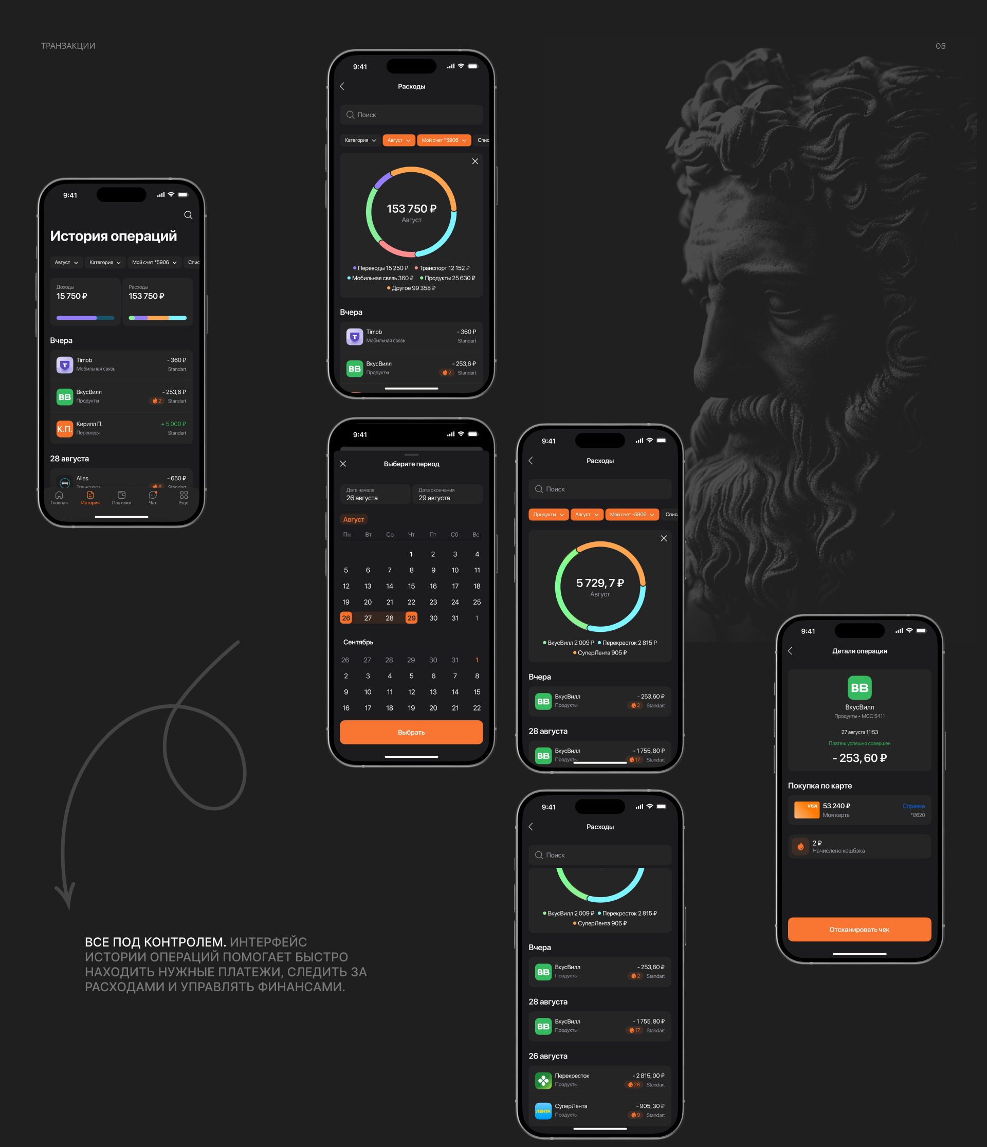 Mobile banking app| Fintech | UI/UX | Mobile app — Изображение №4 — Интерфейсы на Dprofile