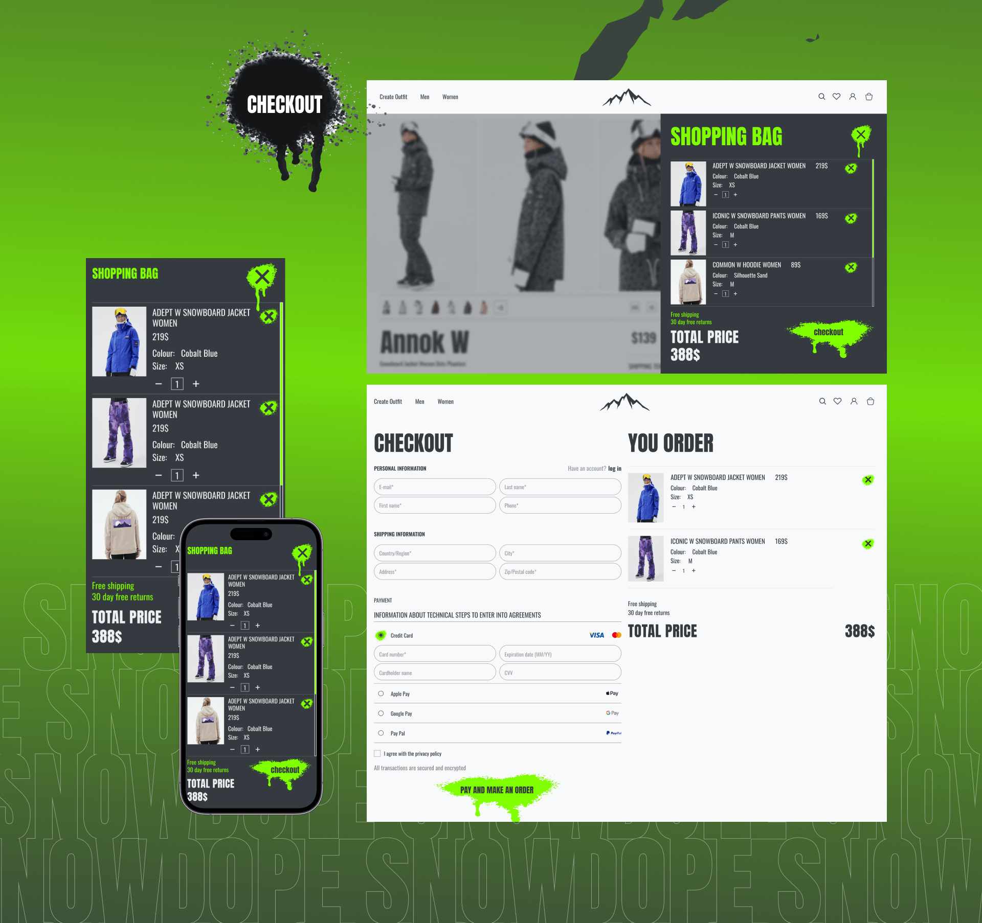 DOPE | e-commerce website — Изображение №11 — Интерфейсы на Dprofile