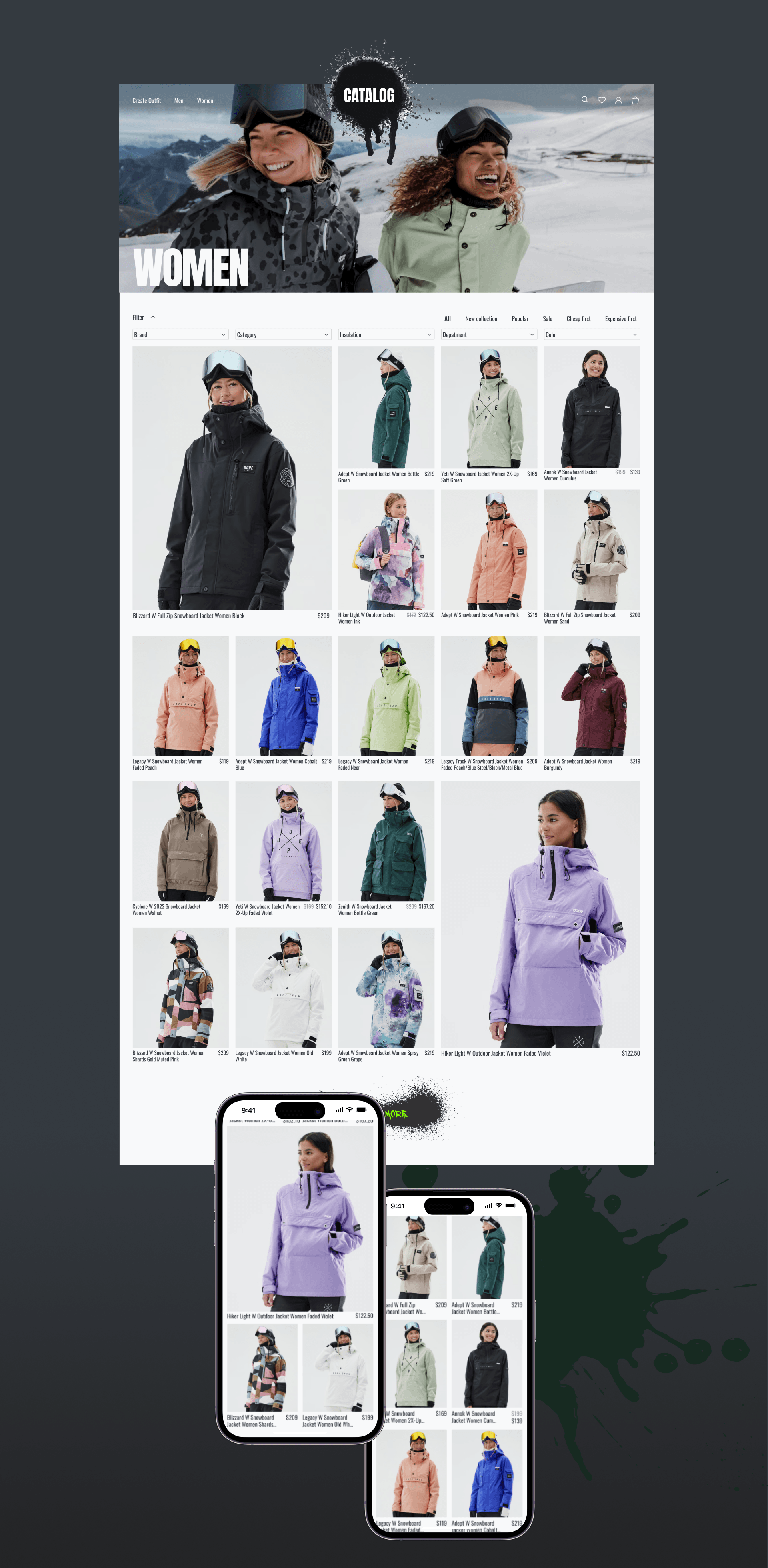 DOPE | e-commerce website — Изображение №6 — Интерфейсы на Dprofile