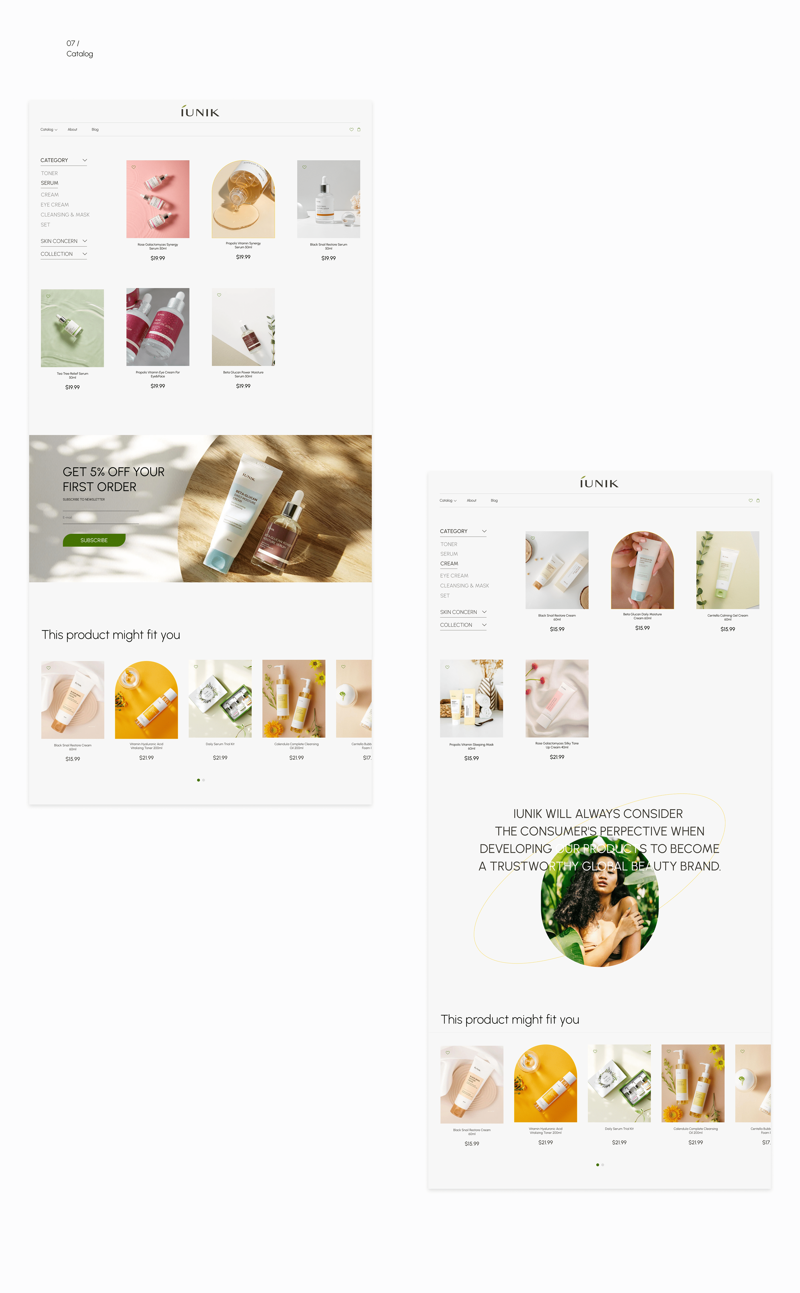 Internet shop redesign | iUnik natural cosmetics — Изображение №9 — Интерфейсы на Dprofile