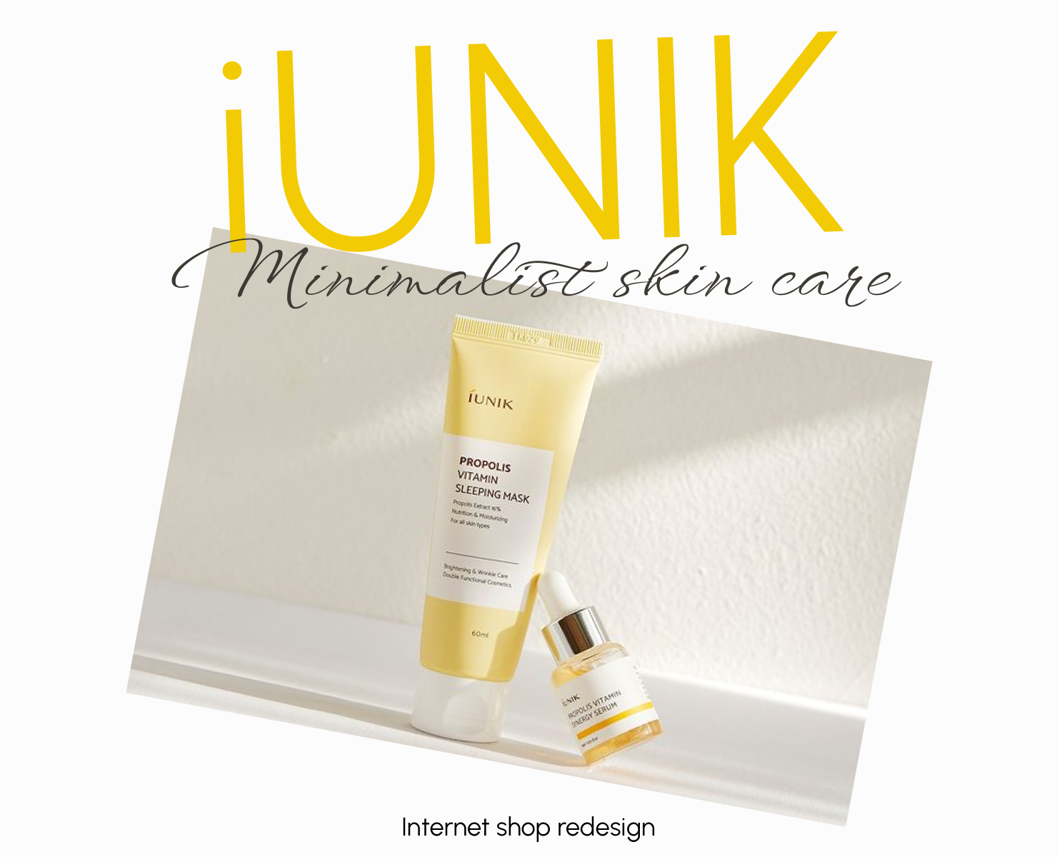 Internet shop redesign | iUnik natural cosmetics на Dprofile