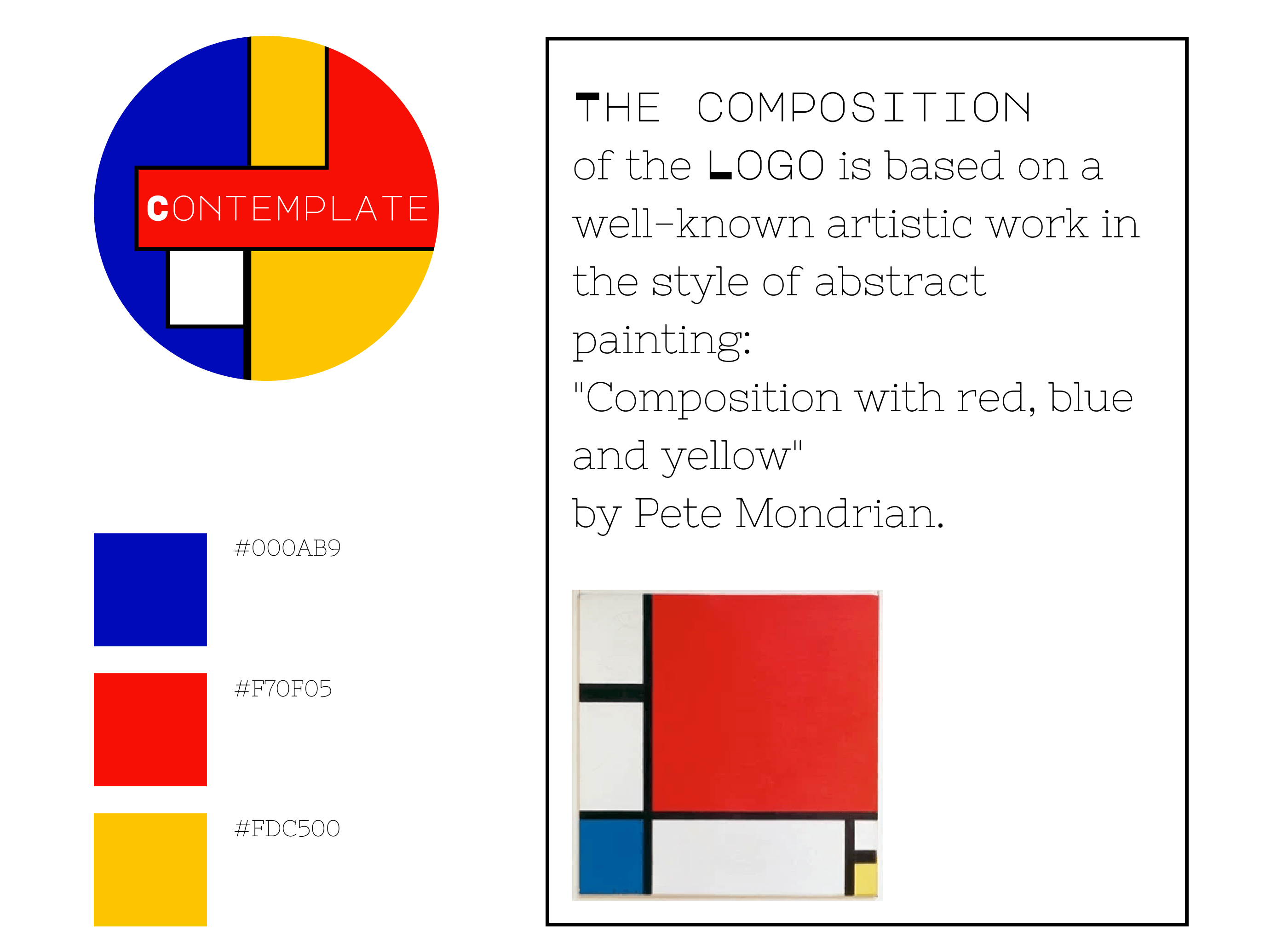 Logotype, business card, branding | Contemplate — Изображение №2 — Брендинг, Маркетинг на Dprofile