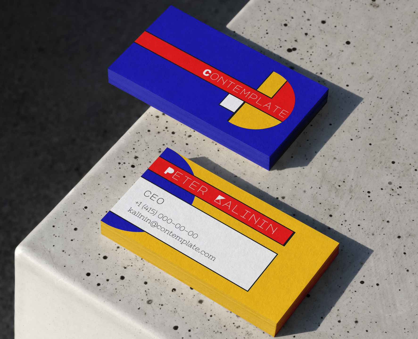Logotype, business card, branding | Contemplate на Dprofile