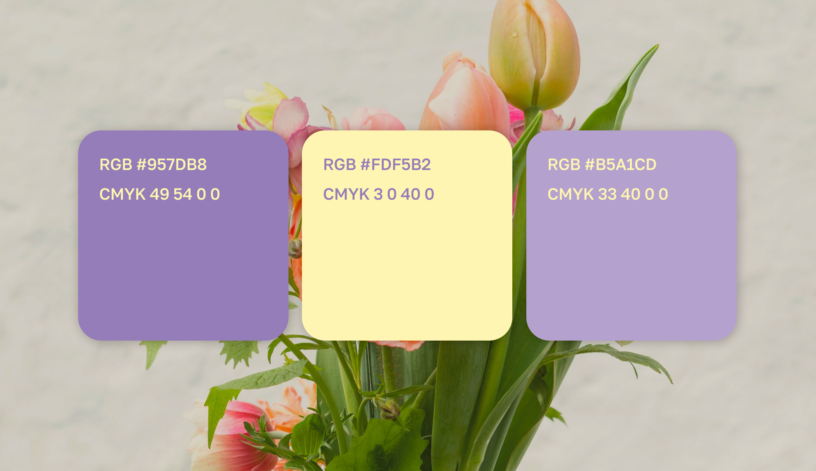 ФИРМЕННЫЙ СТИЛЬ ДЛЯ ЦВЕТОЧНОГО БУТИКА | FLOWER BRANDING — Изображение №6 — Брендинг на Dprofile