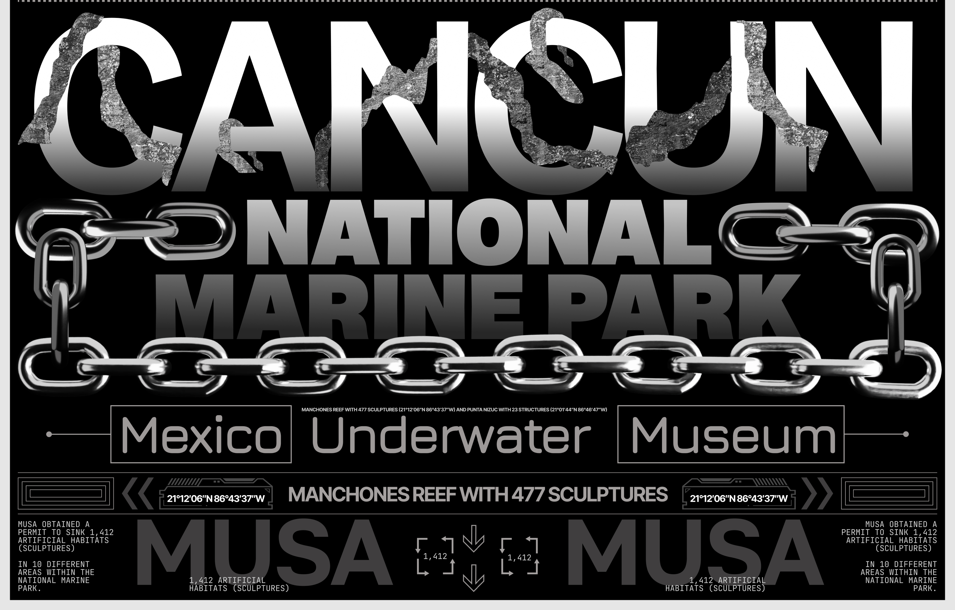 UNDERWATER MUSEUMS | Posters — Изображение №4 — Графика на Dprofile
