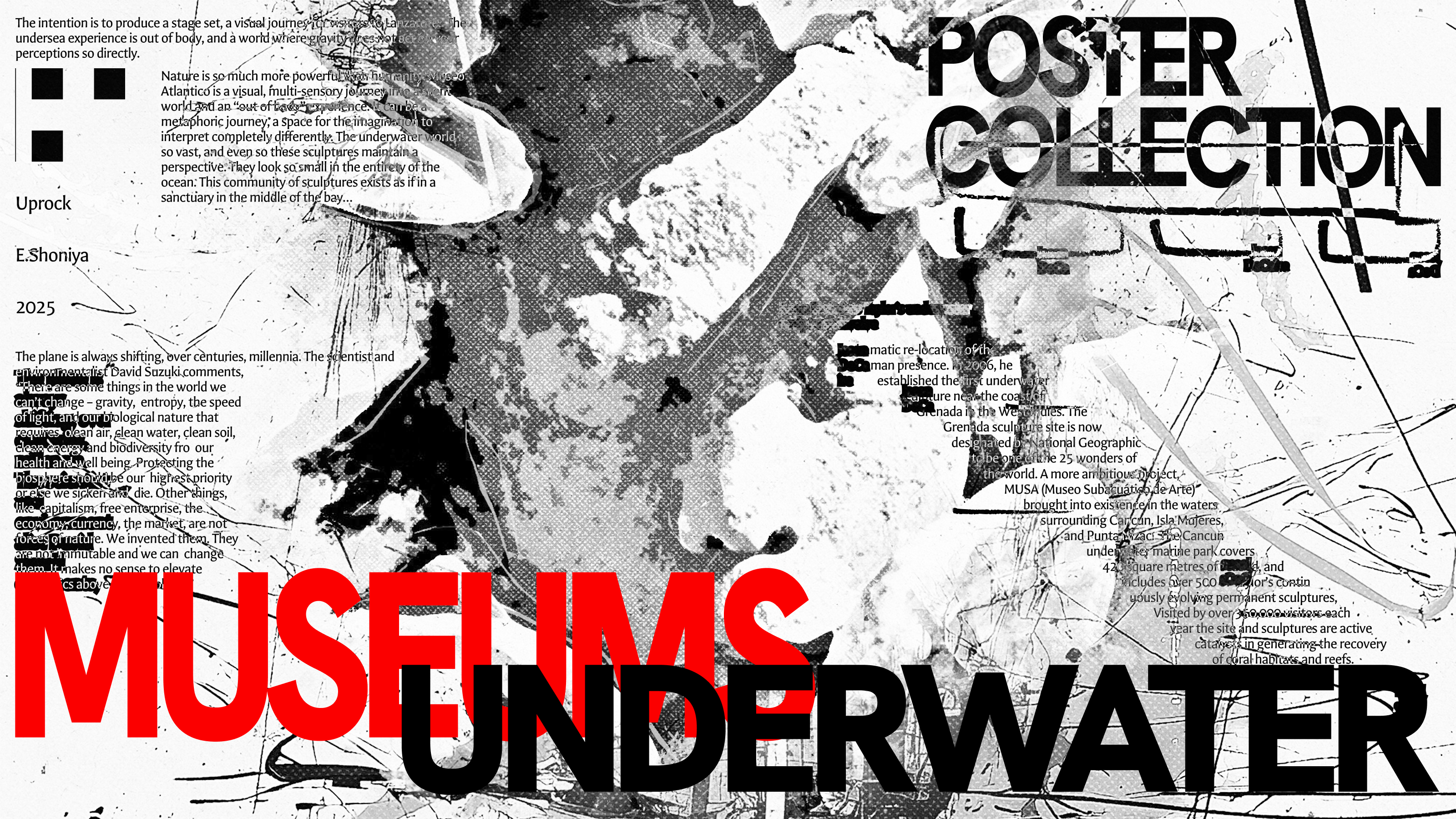 UNDERWATER MUSEUMS | Posters — Изображение №1 — Графика на Dprofile