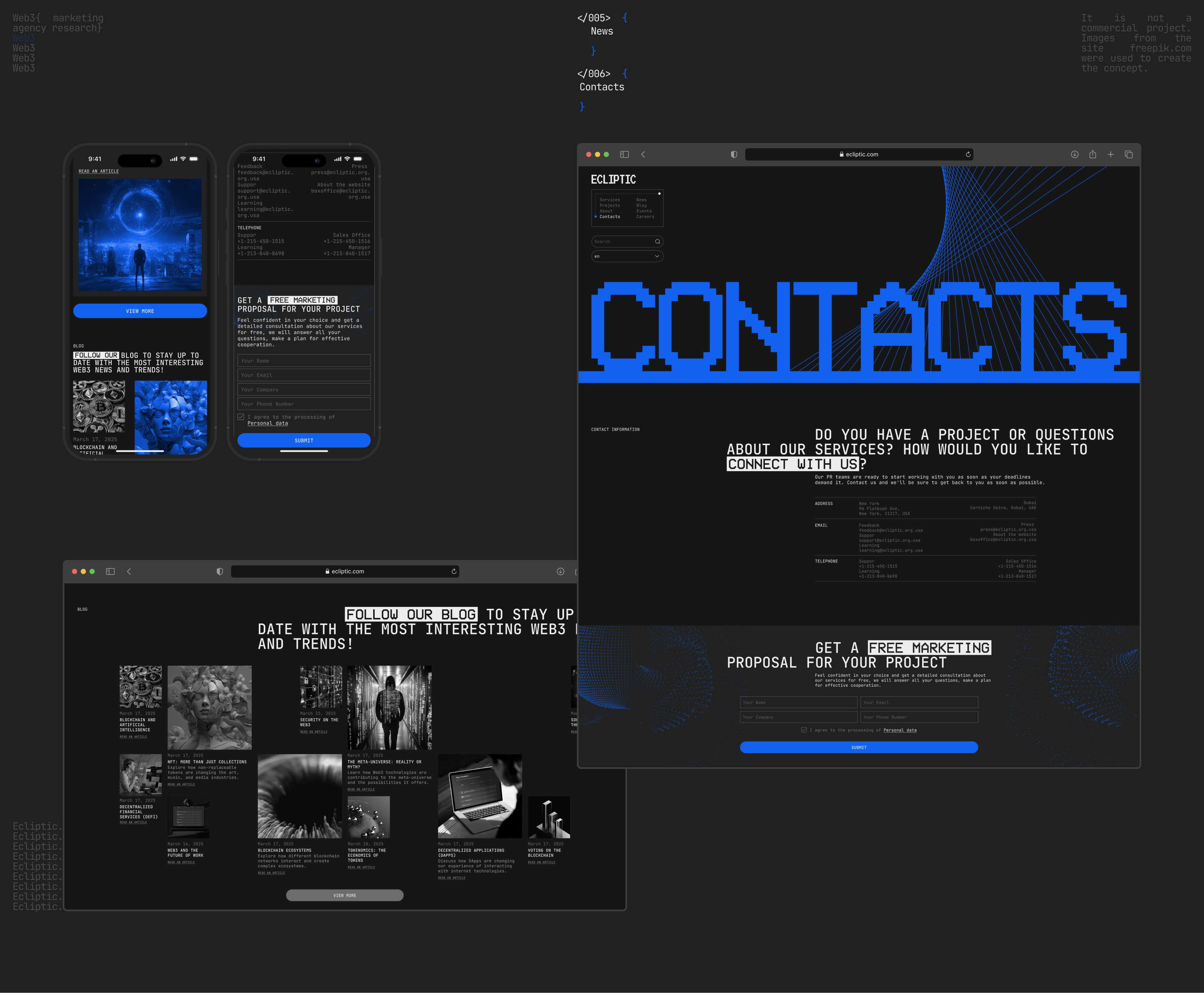Ecliptic | UX/UI Design — Изображение №12 — Интерфейсы на Dprofile