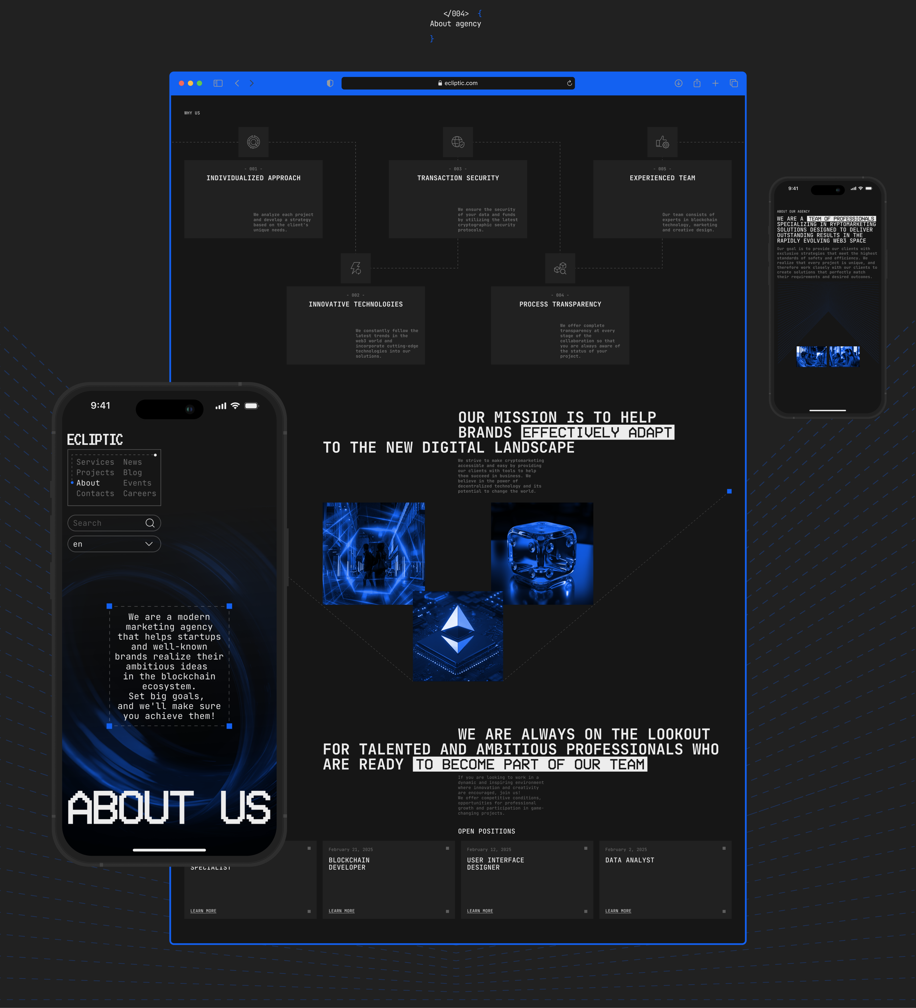 Ecliptic | UX/UI Design — Изображение №10 — Интерфейсы на Dprofile