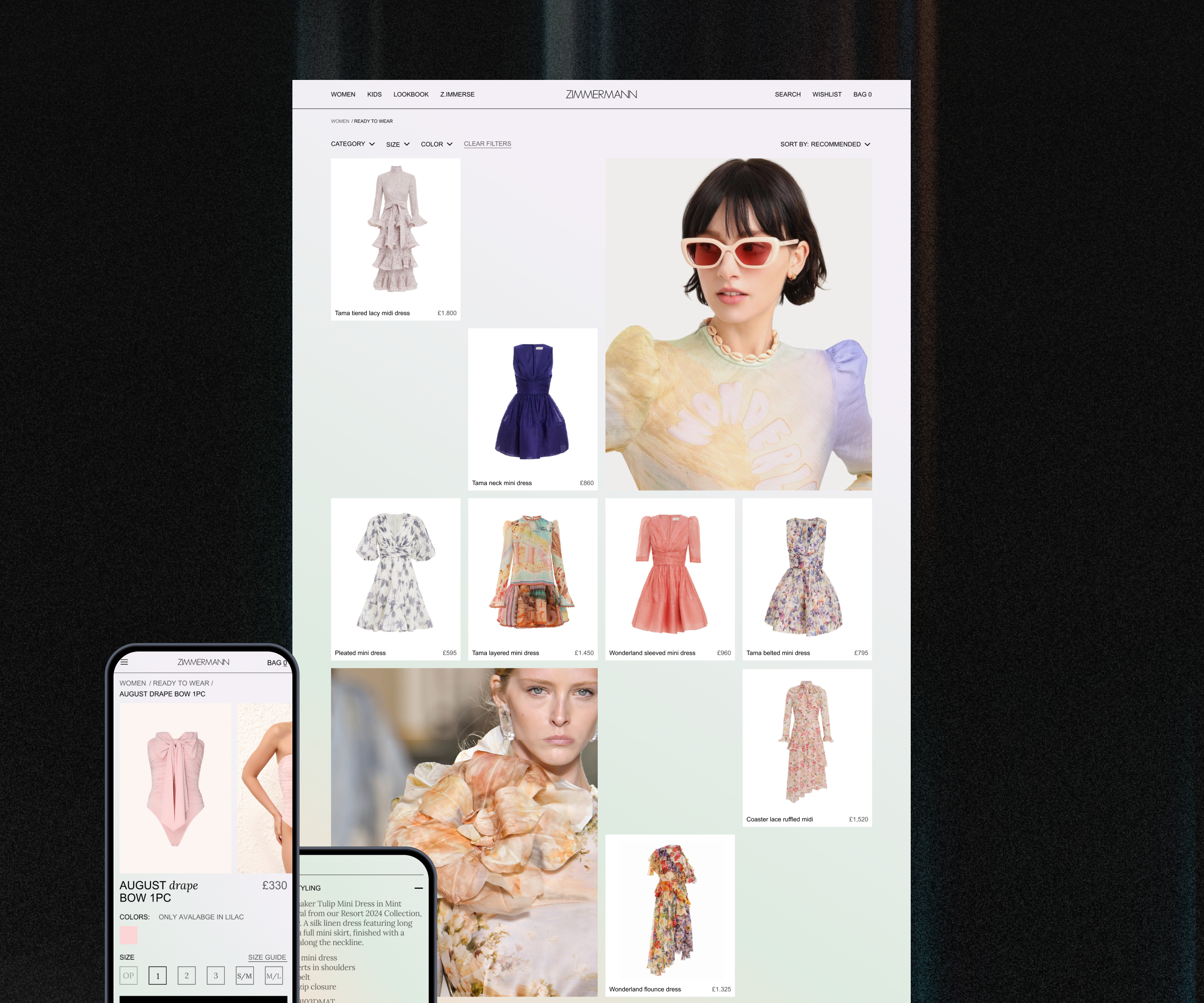ZIMMERMANN e-commerce — Изображение №6 — Интерфейсы на Dprofile