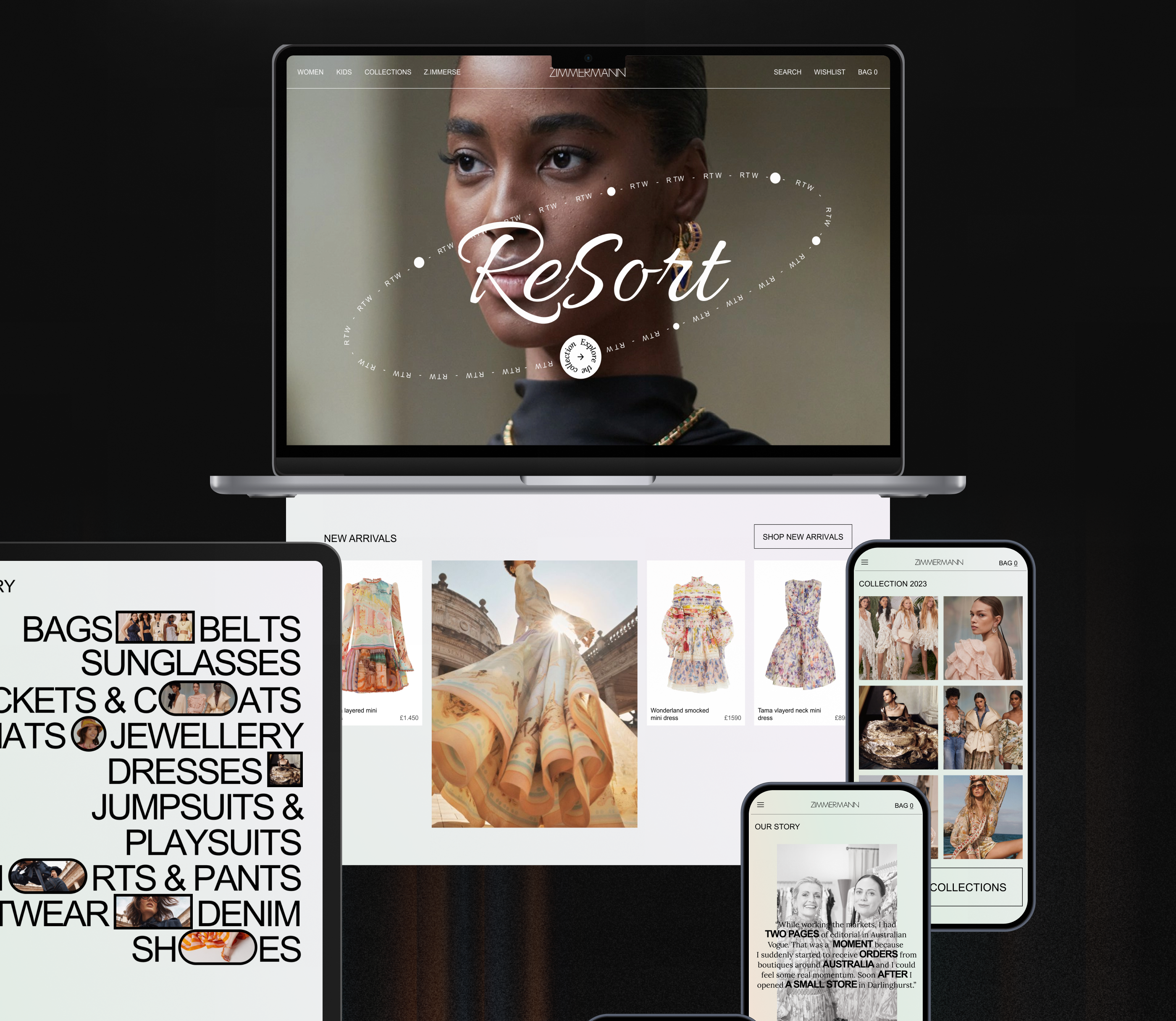 ZIMMERMANN e-commerce — Изображение №3 — Интерфейсы на Dprofile