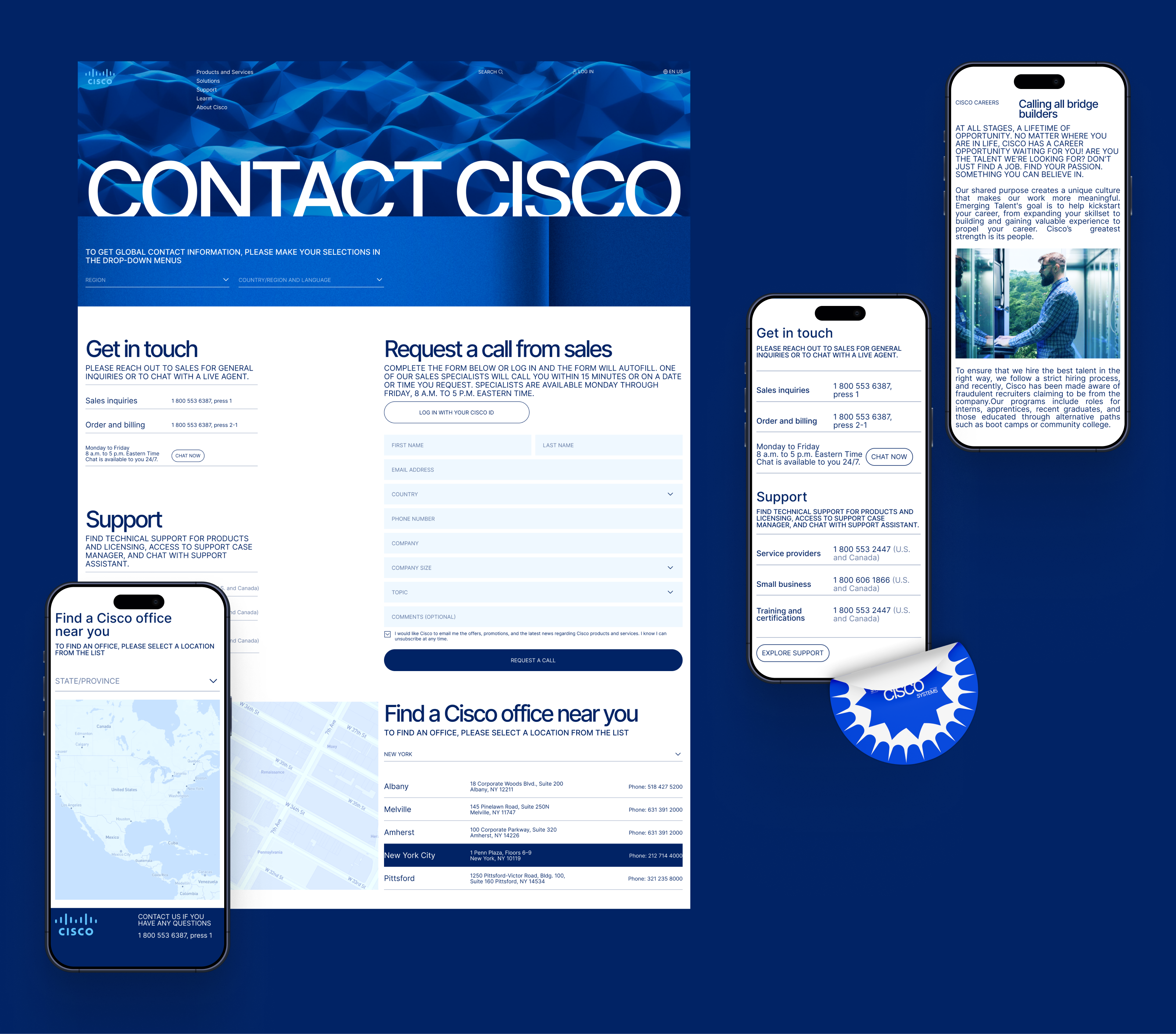 CISCO | Corporate website — Изображение №17 — Интерфейсы на Dprofile