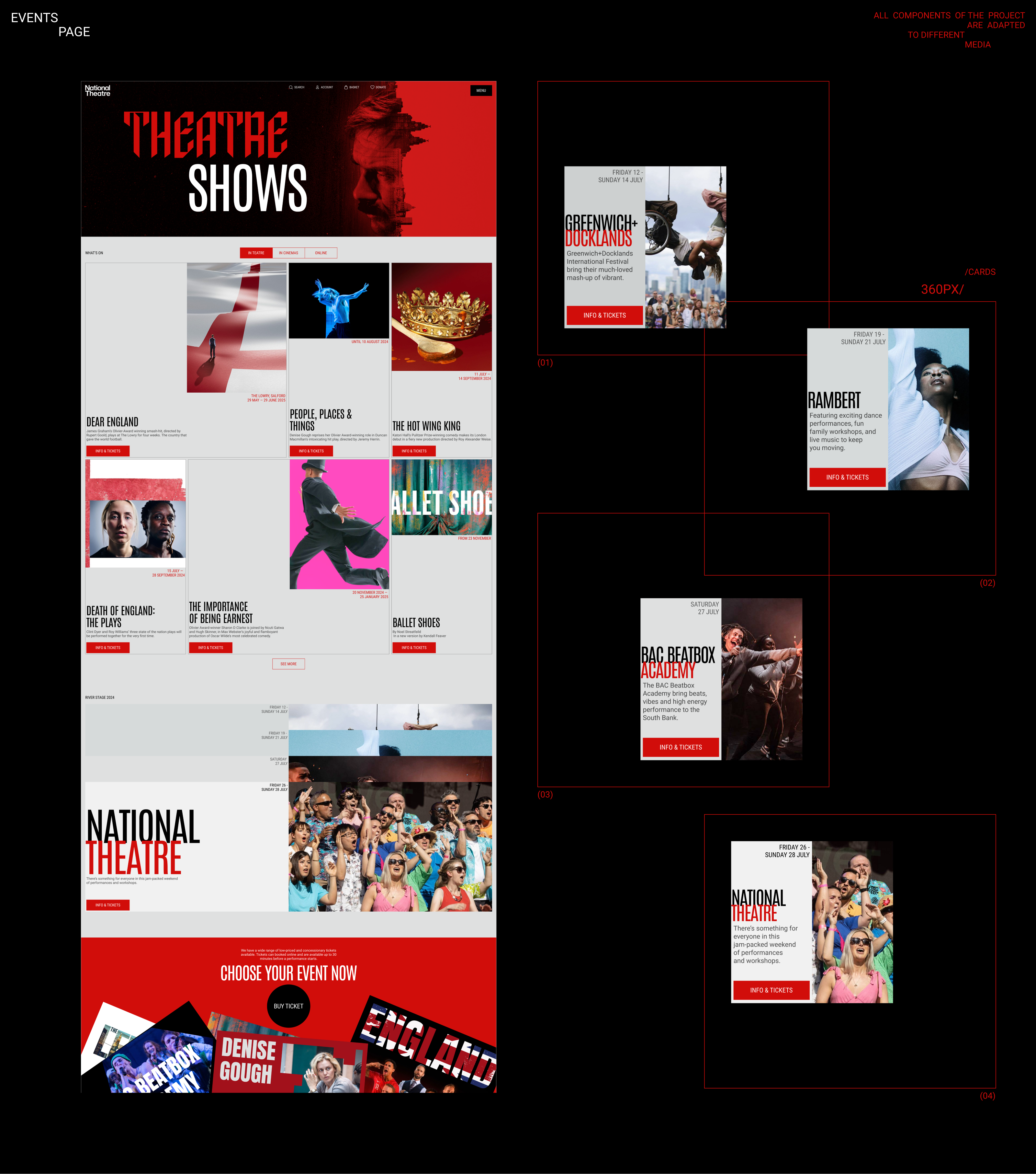 National Theatre | Website redesign — Изображение №8 — Интерфейсы, Брендинг на Dprofile