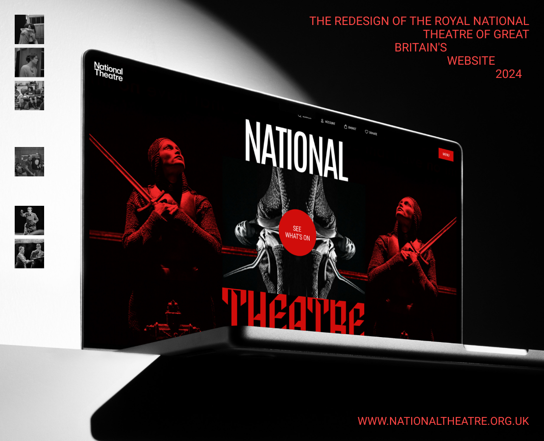 National Theatre | Website redesign — Интерфейсы, Брендинг на Dprofile