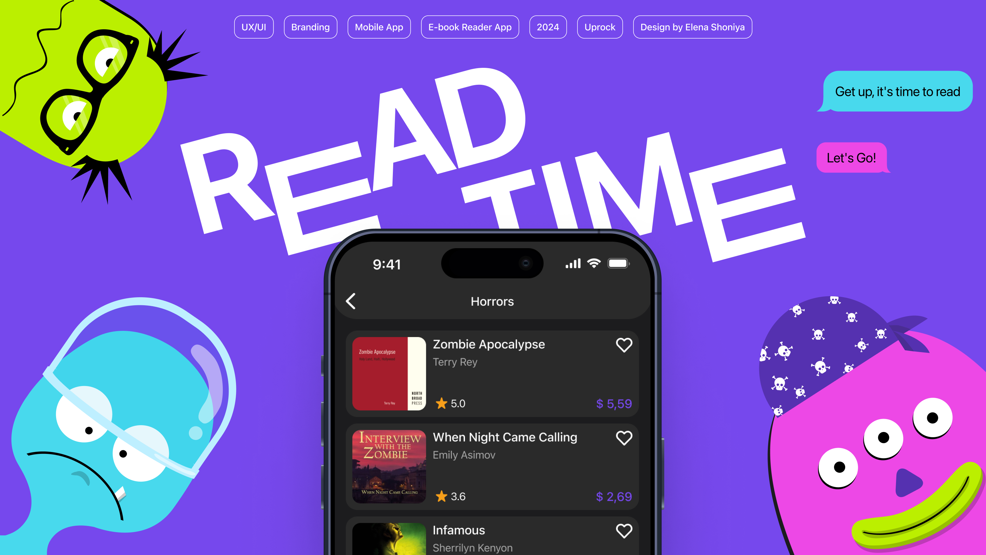 Mobile App ReadTime — Изображение №1 — Интерфейсы на Dprofile