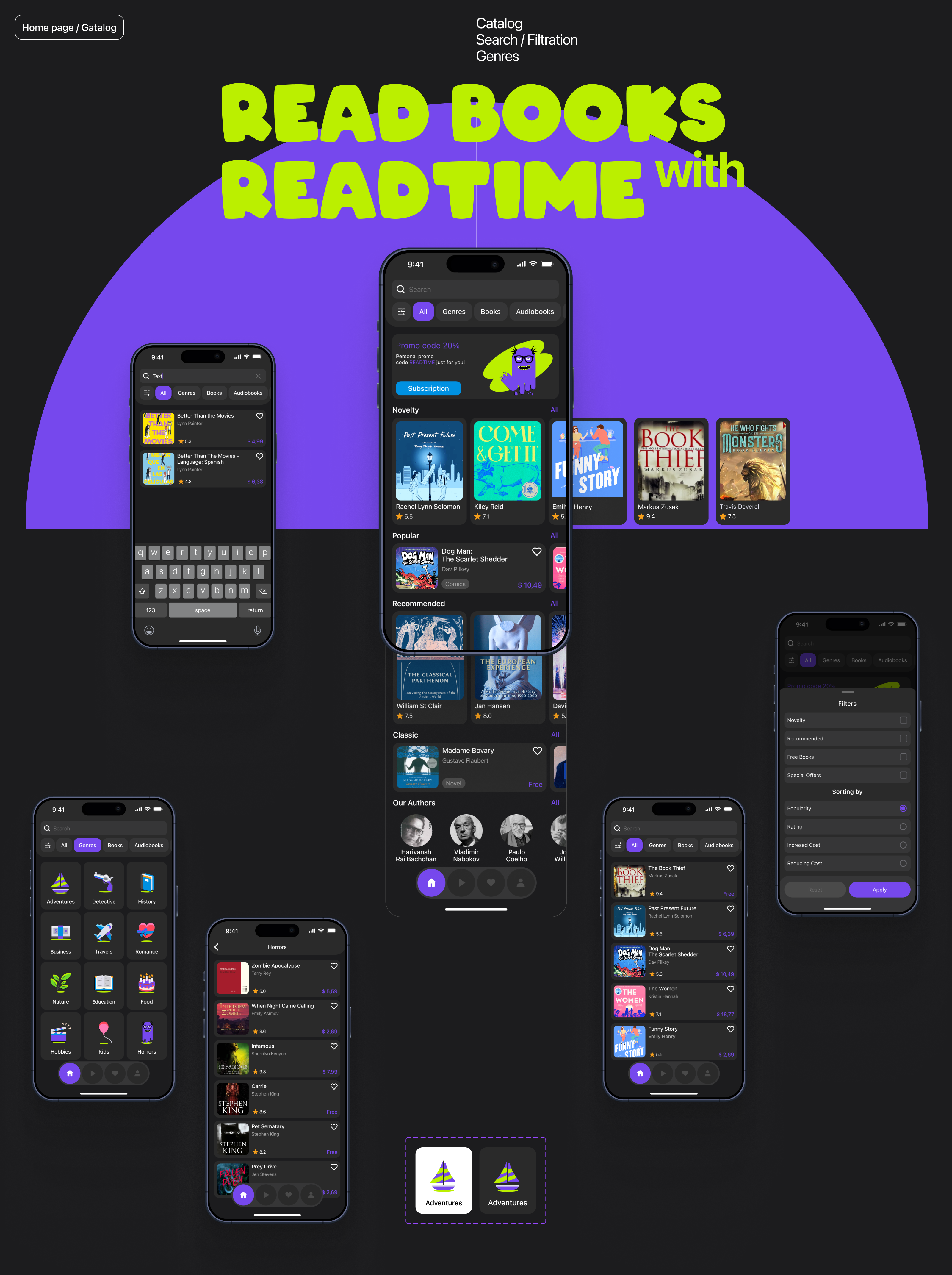 Mobile App ReadTime — Изображение №14 — Интерфейсы на Dprofile