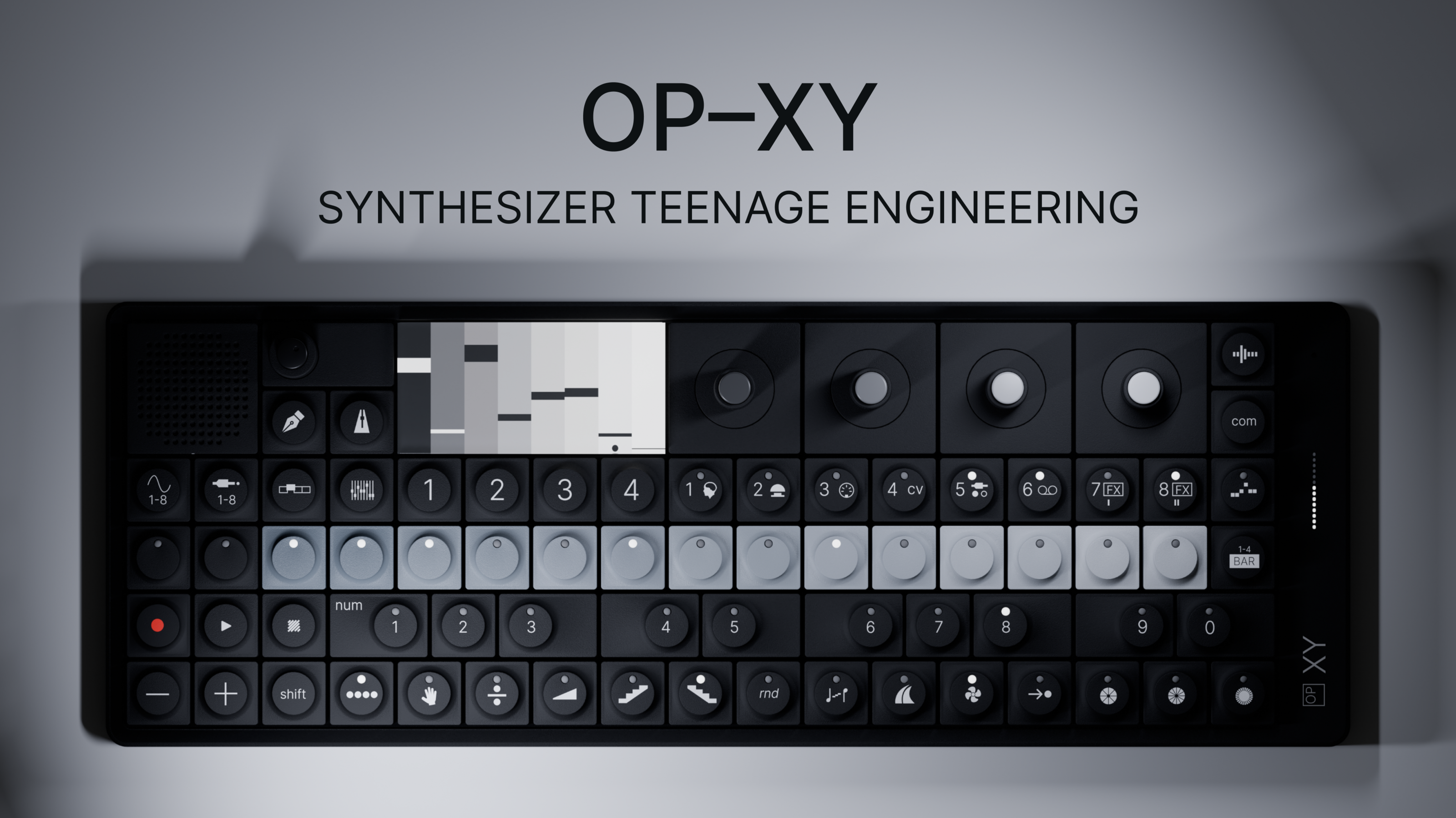 Synthesizer OP–XY | 3D визуализация — Изображение №1 — Иллюстрация, 3D на Dprofile
