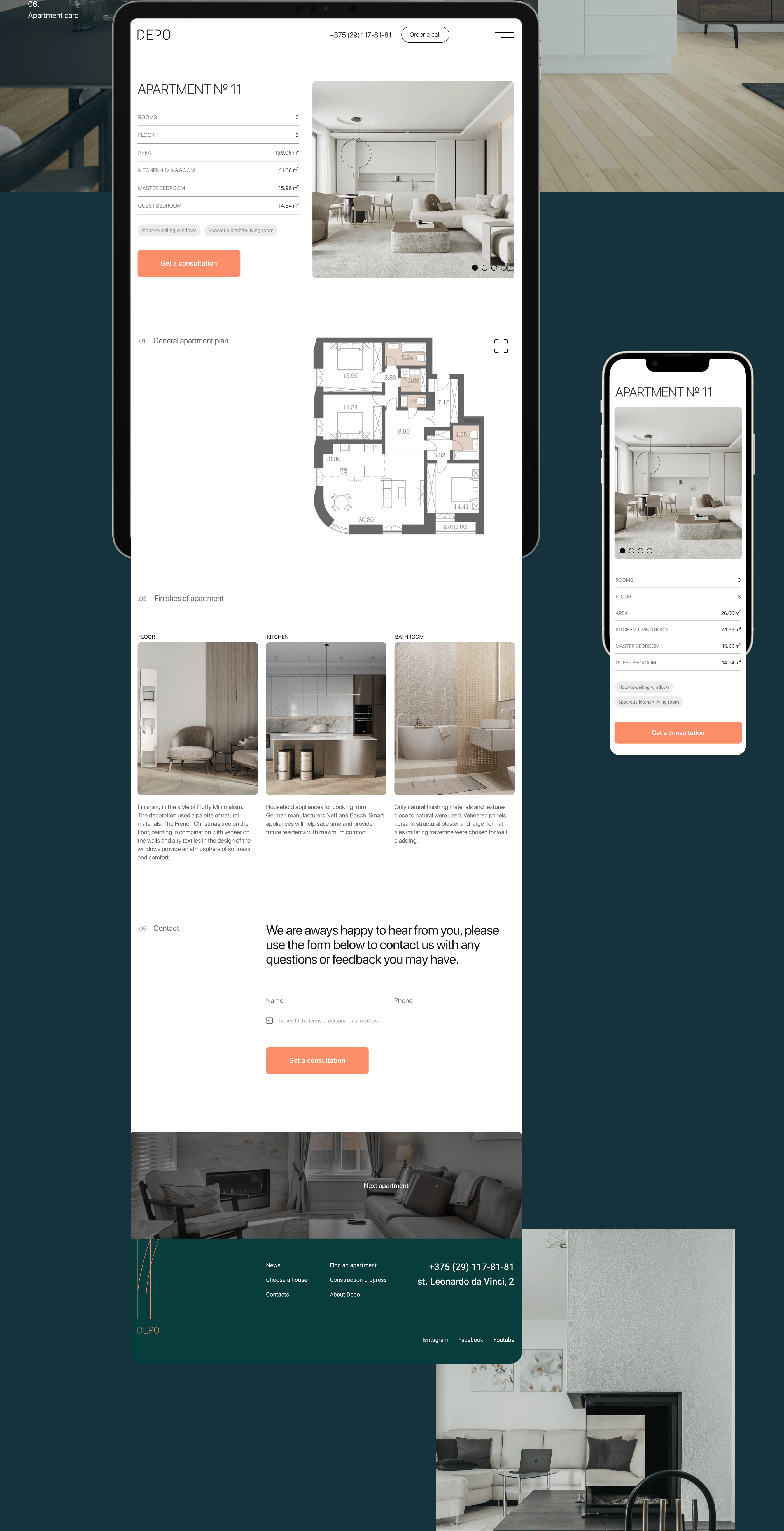DEPO - Real estate website — Изображение №6 — Интерфейсы на Dprofile