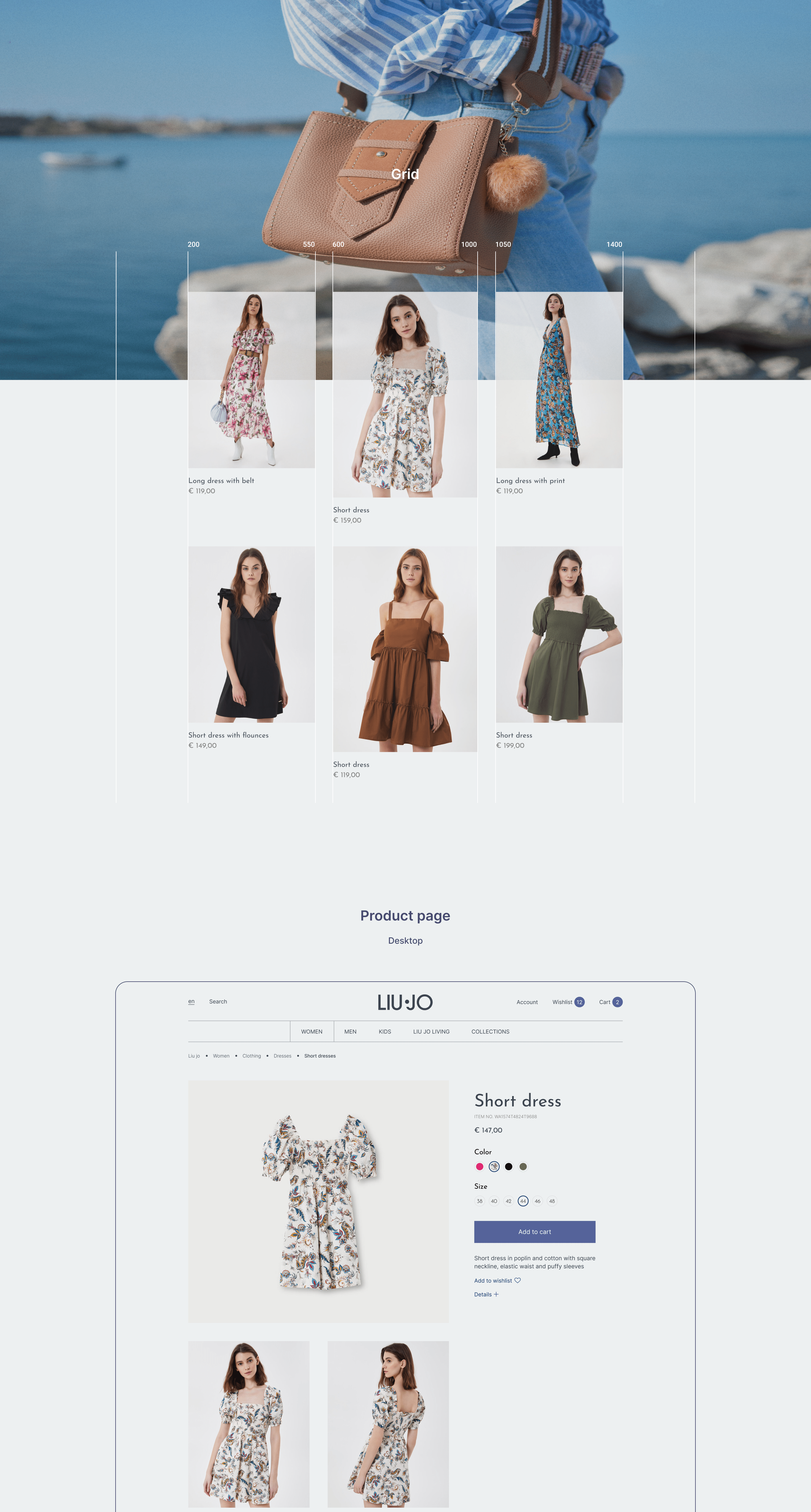 LIU JO — redesign concept — Изображение №8 — Интерфейсы на Dprofile