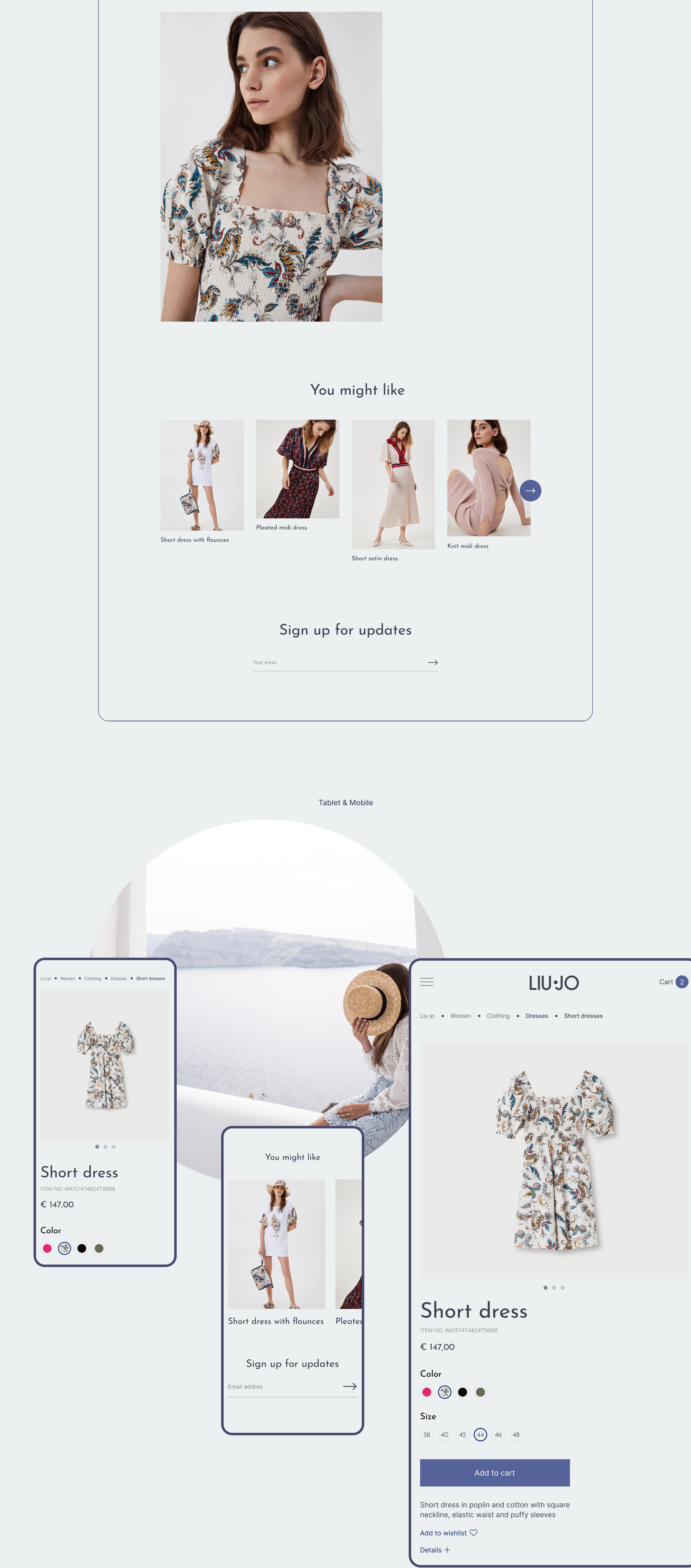 LIU JO — redesign concept — Изображение №9 — Интерфейсы на Dprofile