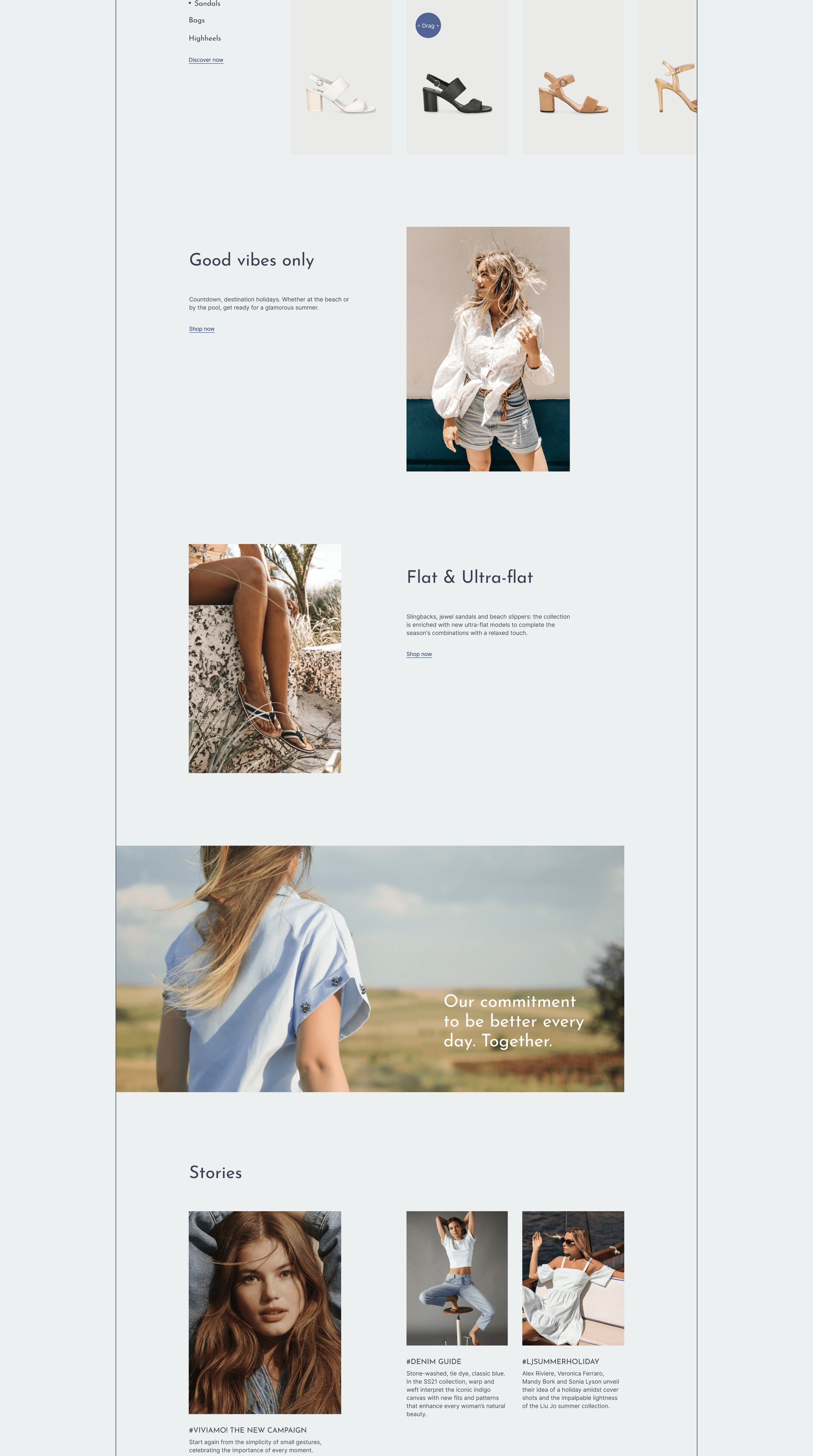 LIU JO — redesign concept — Изображение №3 — Интерфейсы на Dprofile