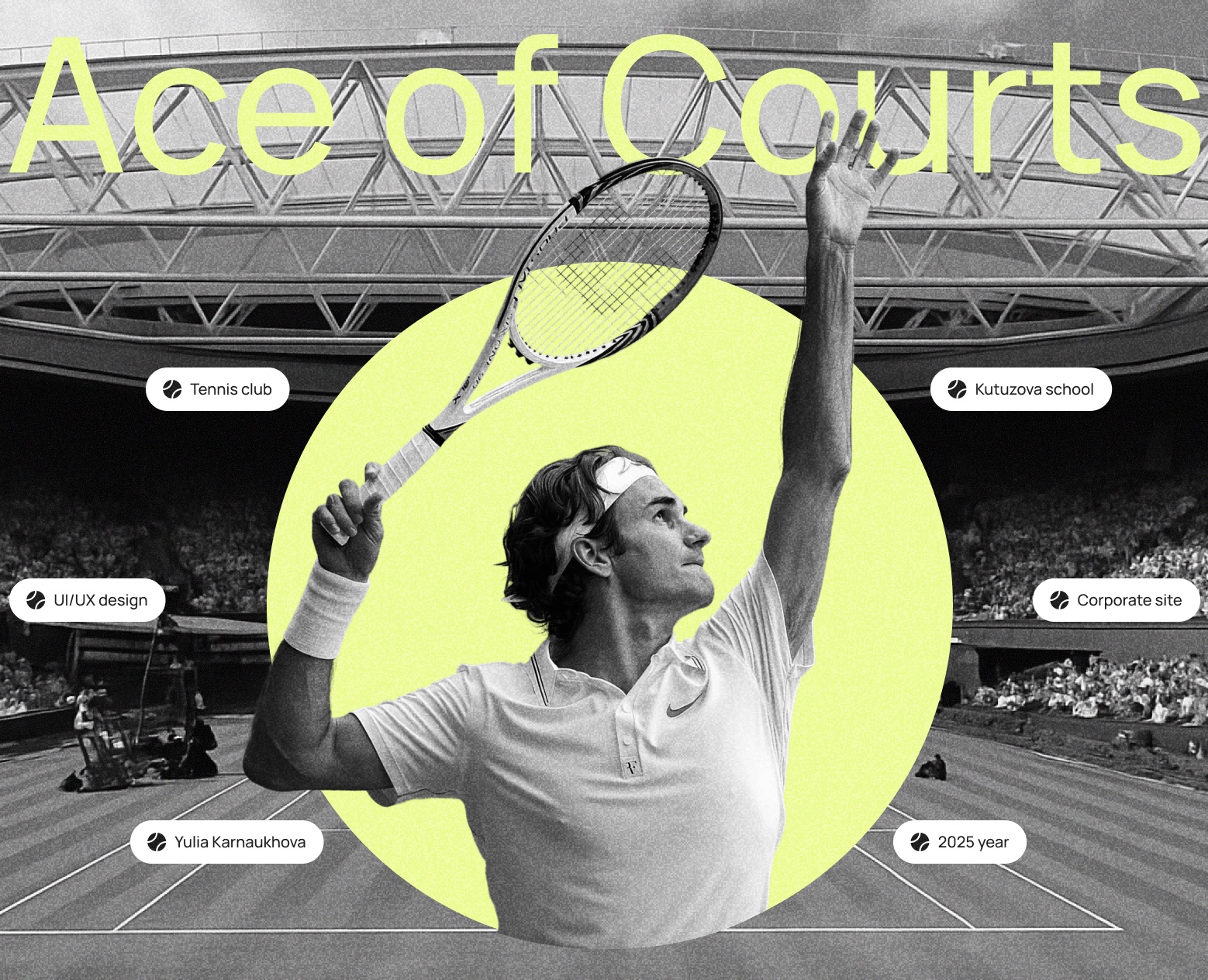 Ace of Courts | Tennis Club — Интерфейсы на Dprofile