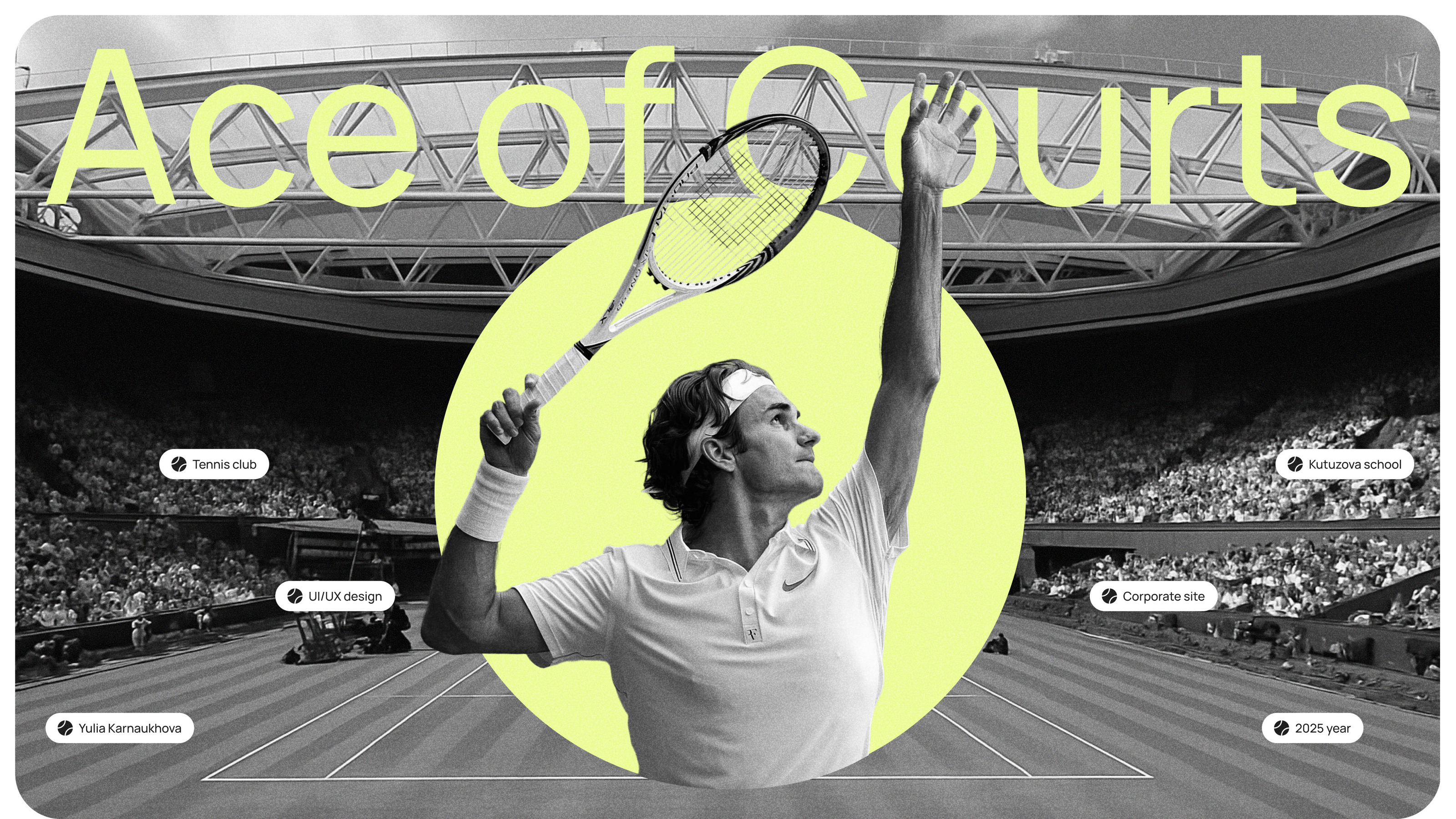 Ace of Courts | Tennis Club — Изображение №1 — Интерфейсы на Dprofile