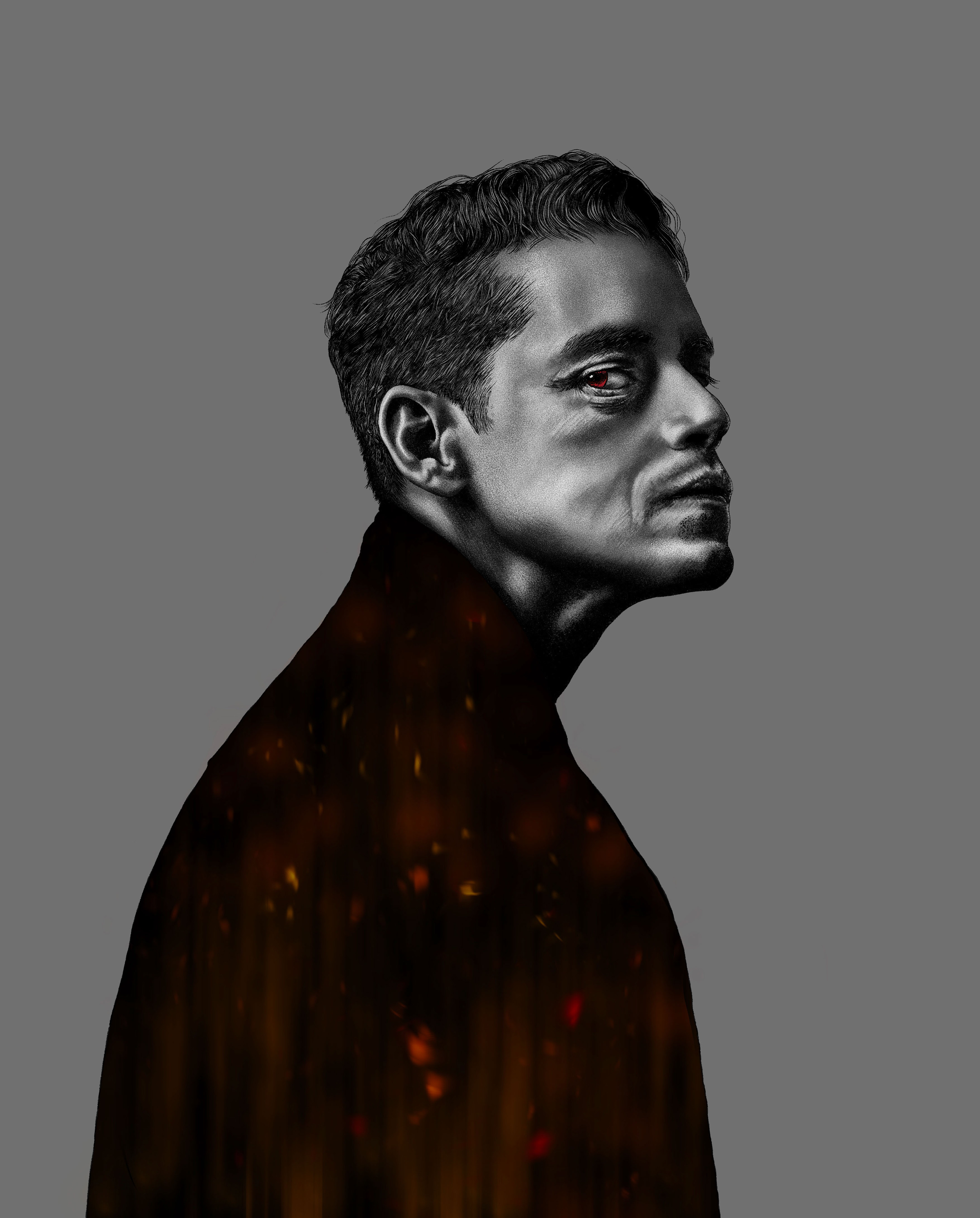Rami Malek — Изображение №3 — Иллюстрация, Графика на Dprofile