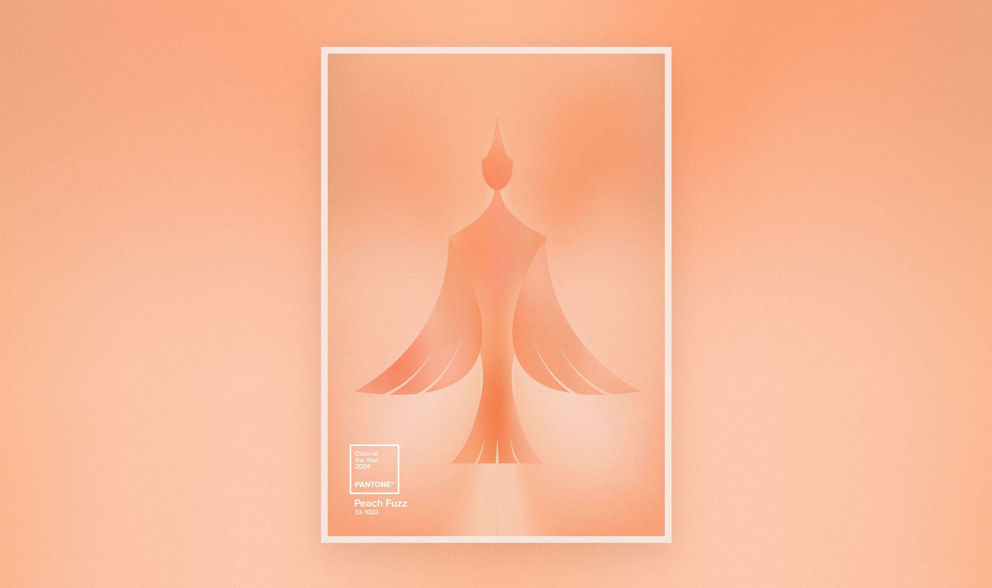 Постер. Peach Fuzz (PANTONE color of the year 2024) — Изображение №5 — Иллюстрация, Графика на Dprofile