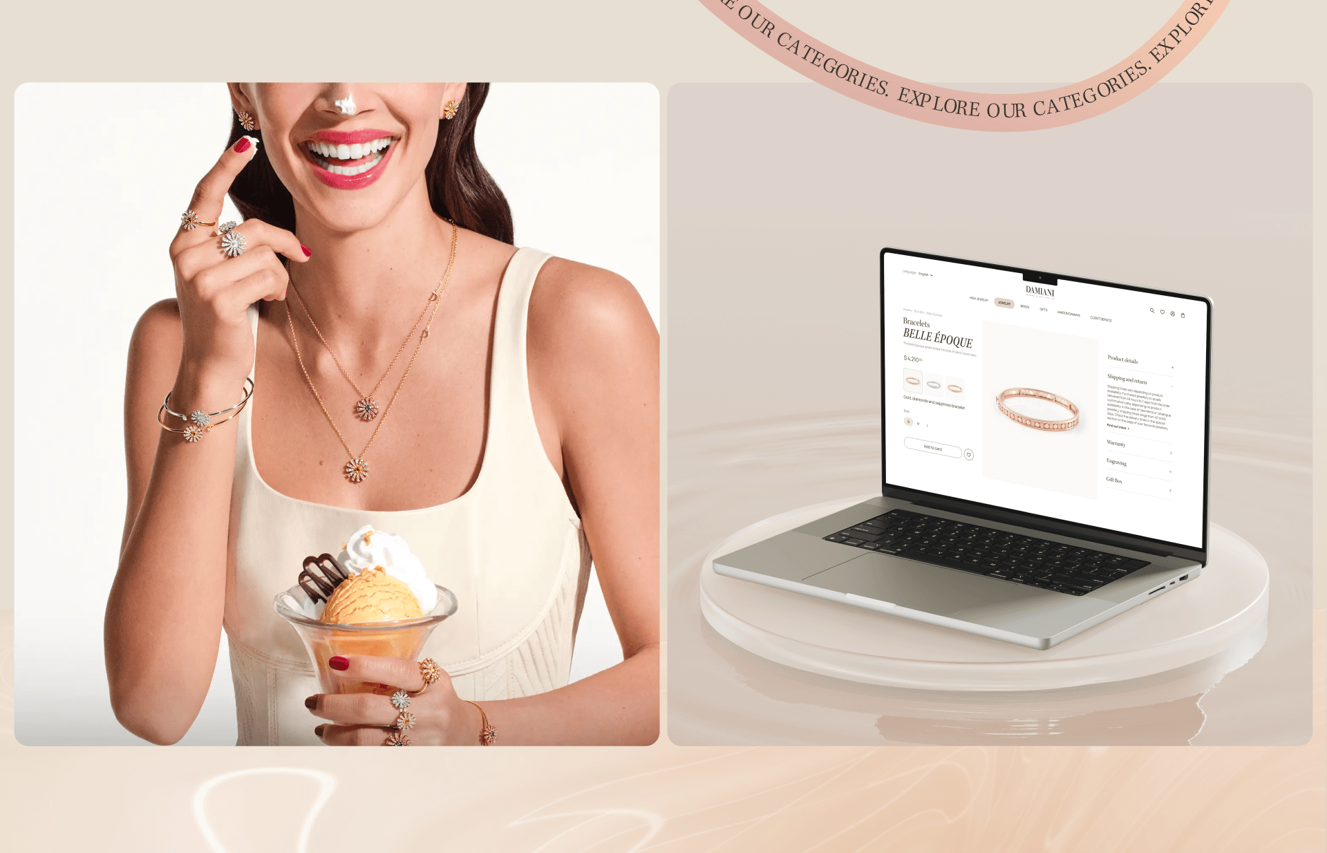 DAMIANI | E-commerce Redesign — Изображение №3 — Интерфейсы на Dprofile