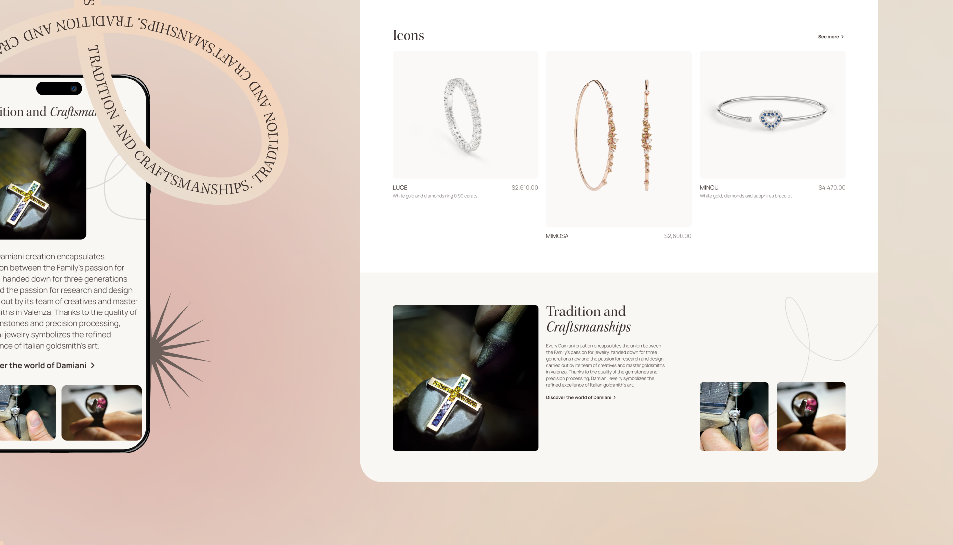 DAMIANI | E-commerce Redesign — Изображение №5 — Интерфейсы на Dprofile
