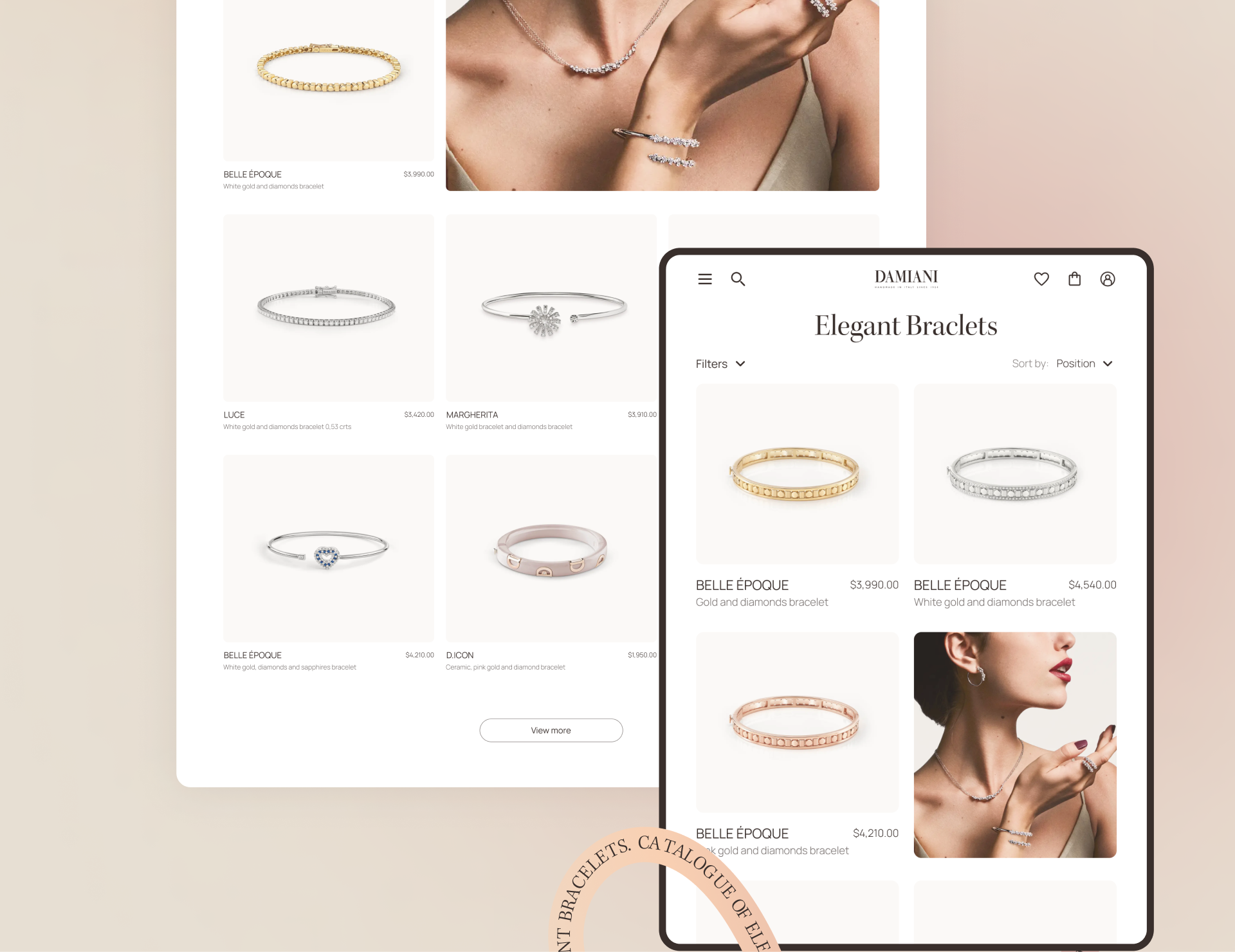 DAMIANI | E-commerce Redesign — Изображение №9 — Интерфейсы на Dprofile