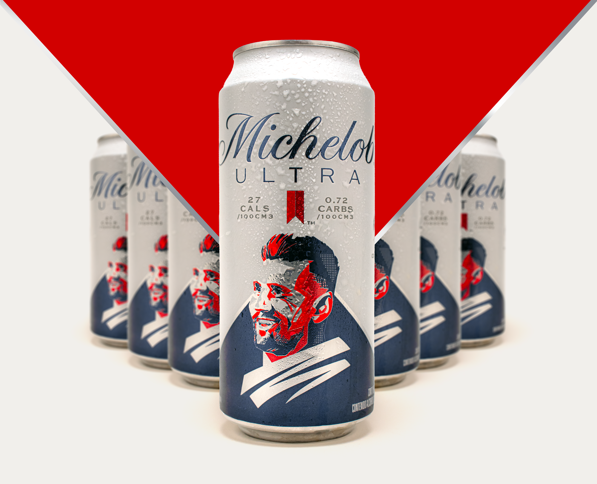 Иллюстрация Лионеля Месси для Michelob Ultra на Dprofile