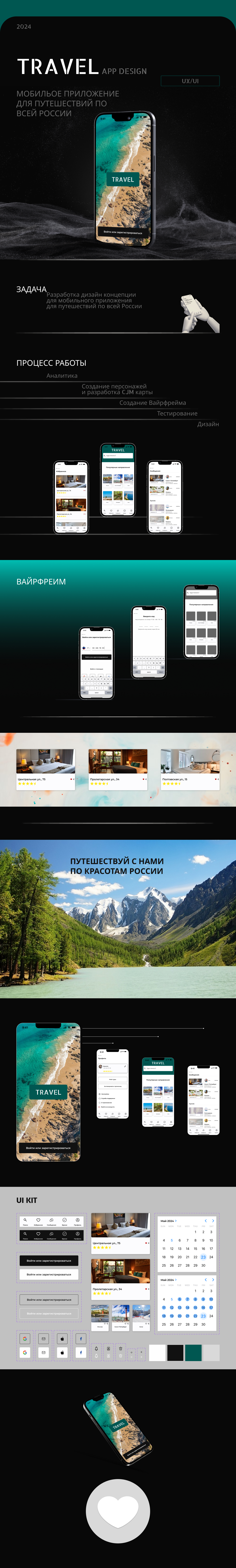 TRAVEL RUSSIA — Изображение №1 — Интерфейсы, Анимация на Dprofile