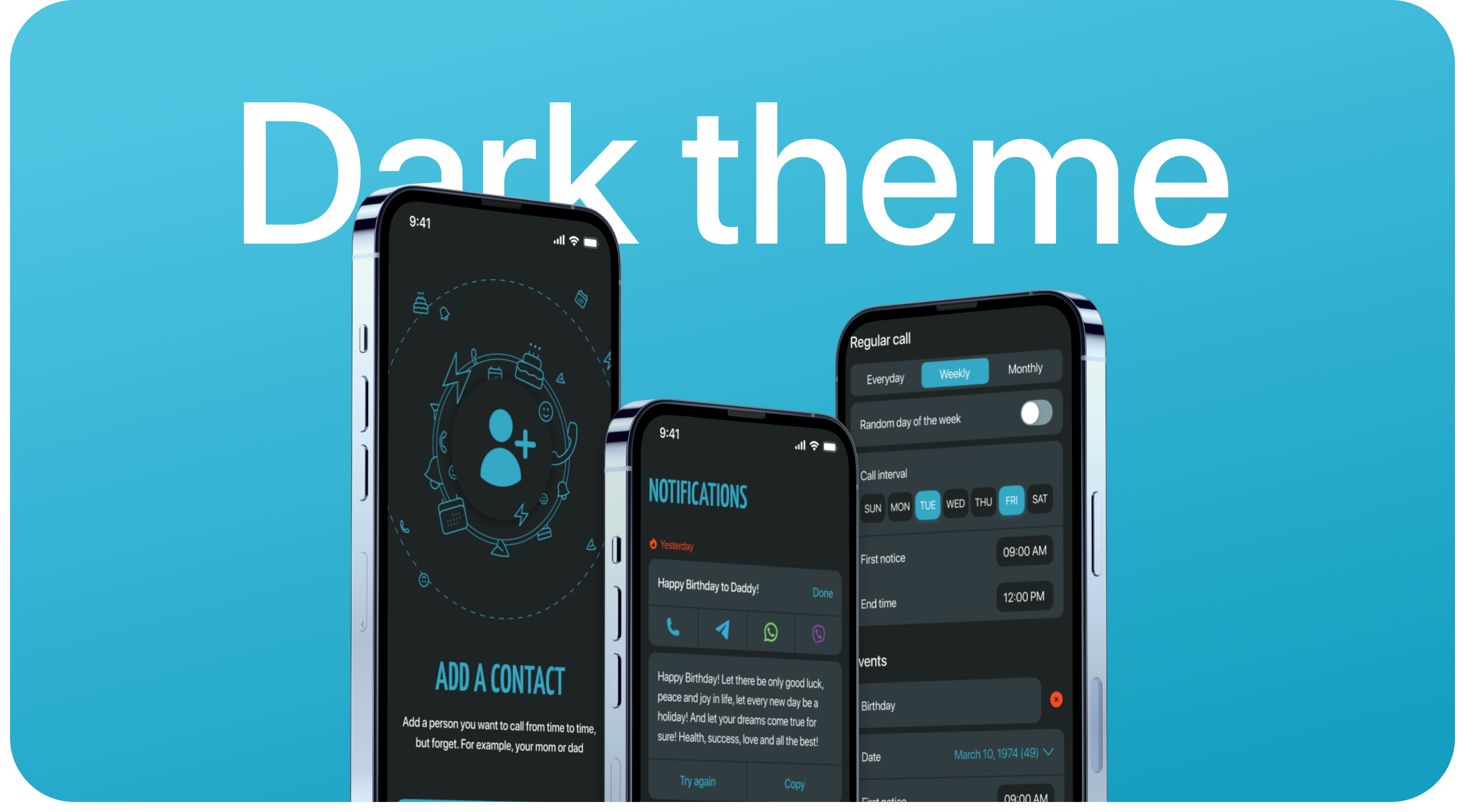 Mobile App Important Ones UI UX — Изображение №10 — Интерфейсы на Dprofile