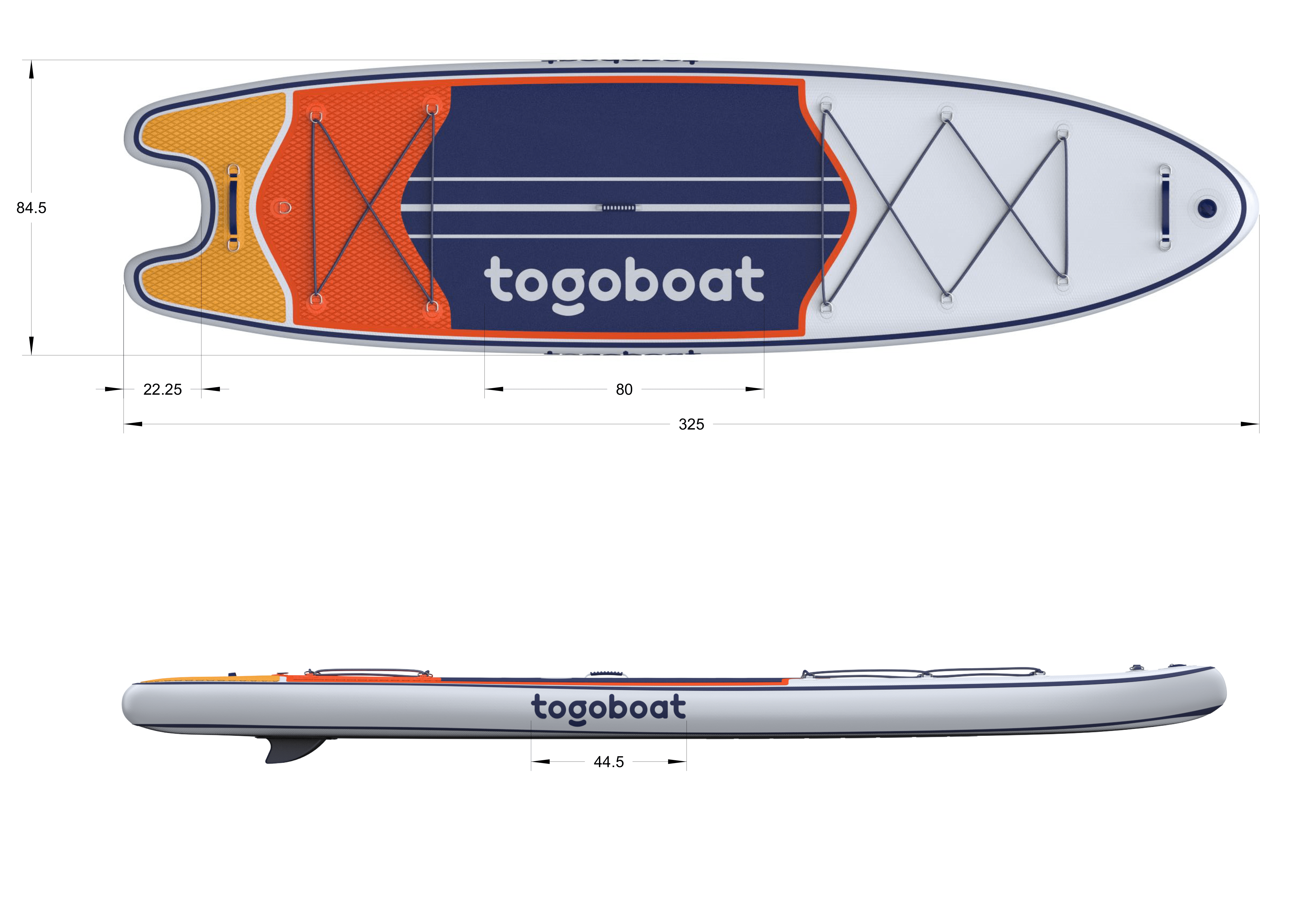 Электро сап-борд E-sup | TogoBoat — Изображение №28 — Графика, 3D на Dprofile