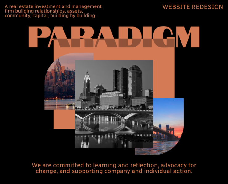 Paradigm website redesign — Интерфейсы на Dprofile