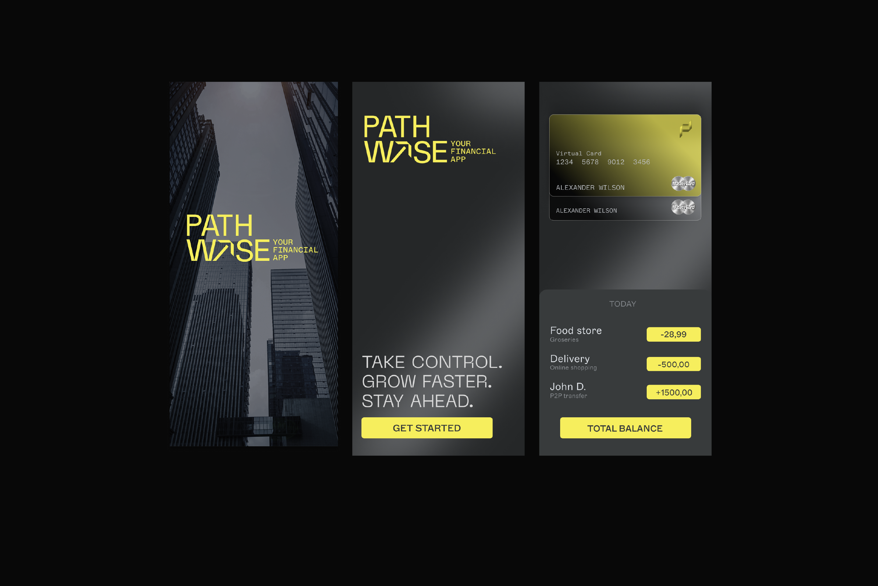 Pathwise Routing Desktop Background PATHWISE / Fintech / Visual identity & Naming — Dprofile