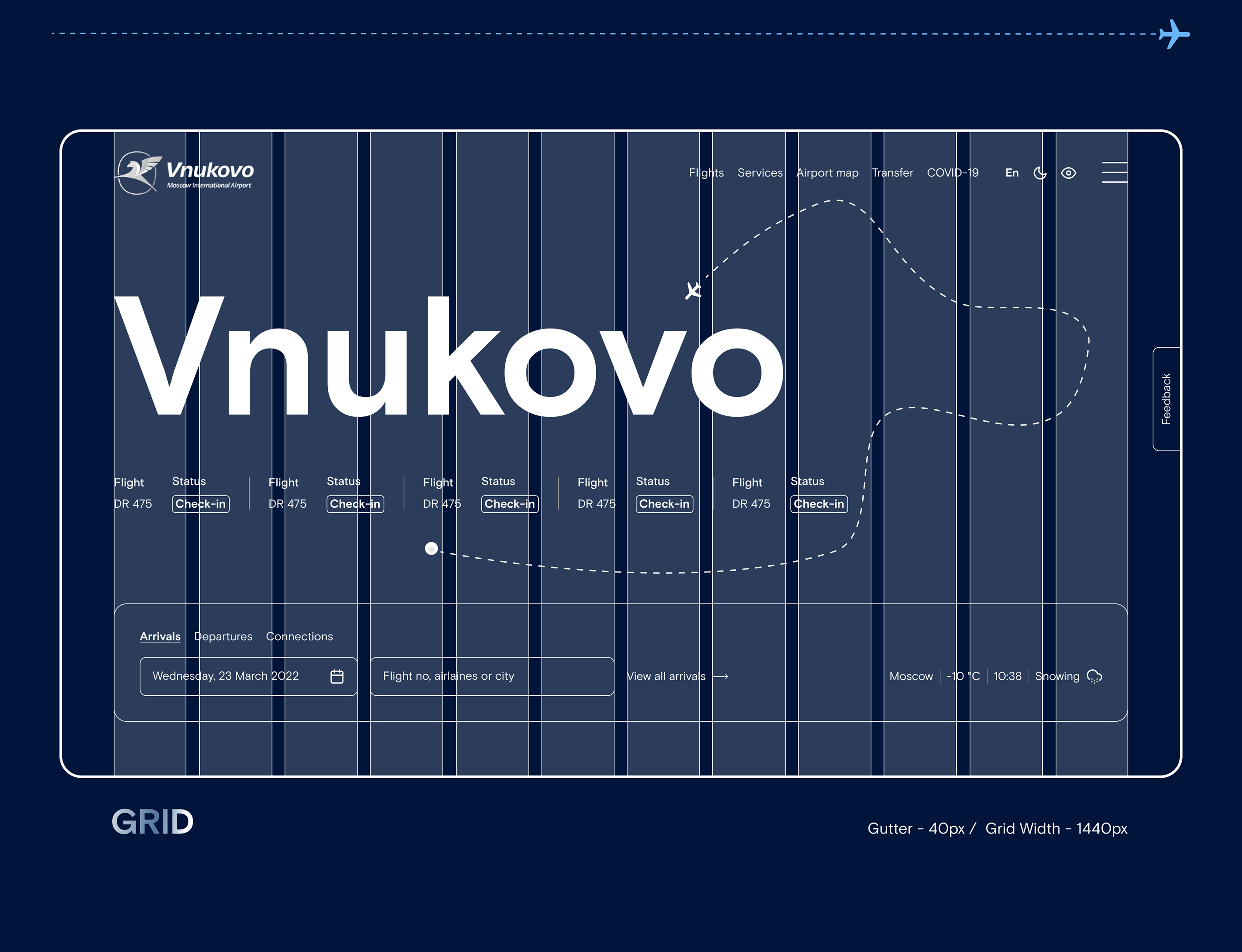 VNUKOVO Airport website redesign — Изображение №8 — Интерфейсы, Брендинг, Иллюстрация на Dprofile