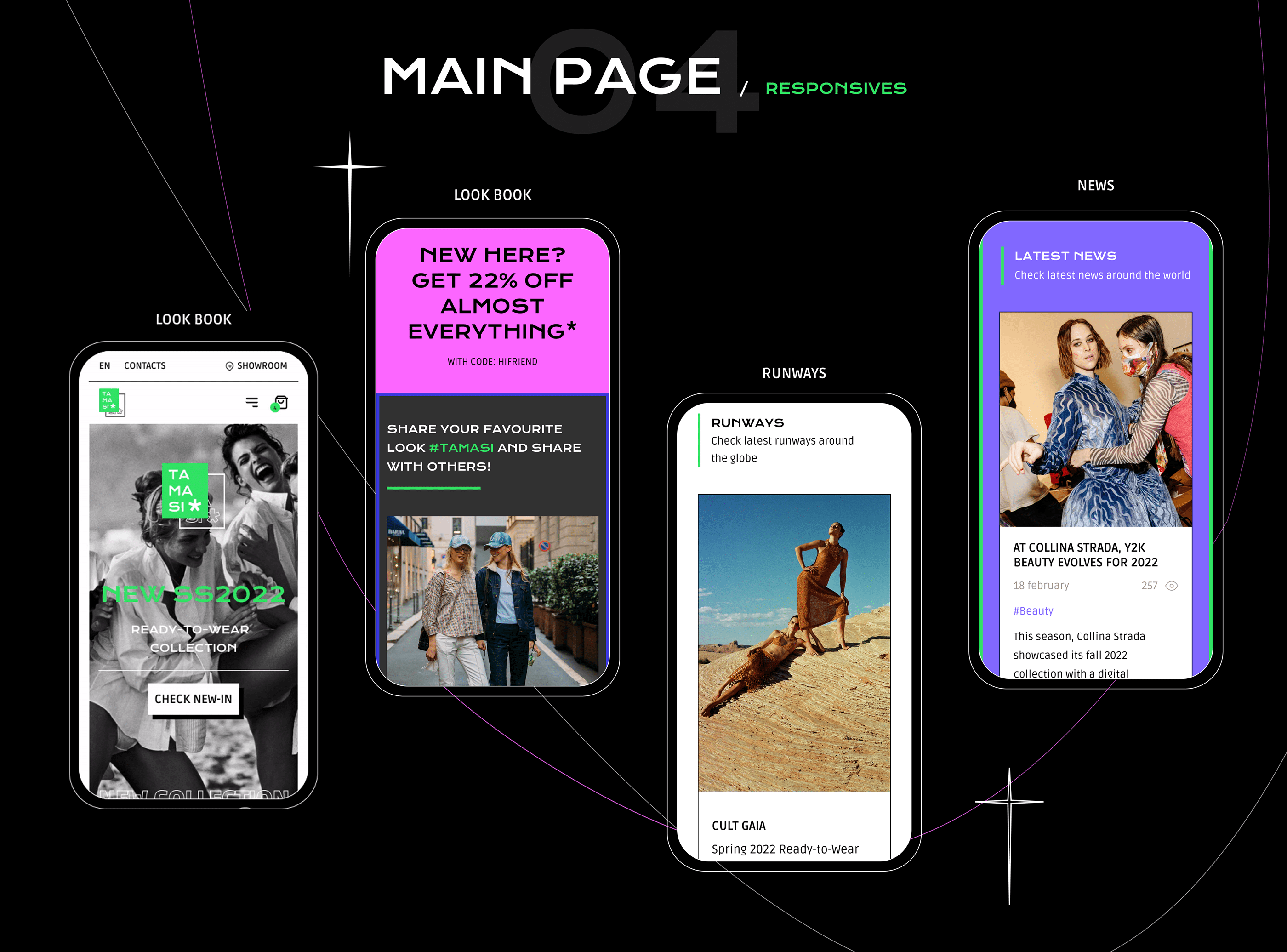 TAMASI ECOMMERCE website multibrand store❤️‍🔥 — Изображение №6 — Интерфейсы, Брендинг на Dprofile