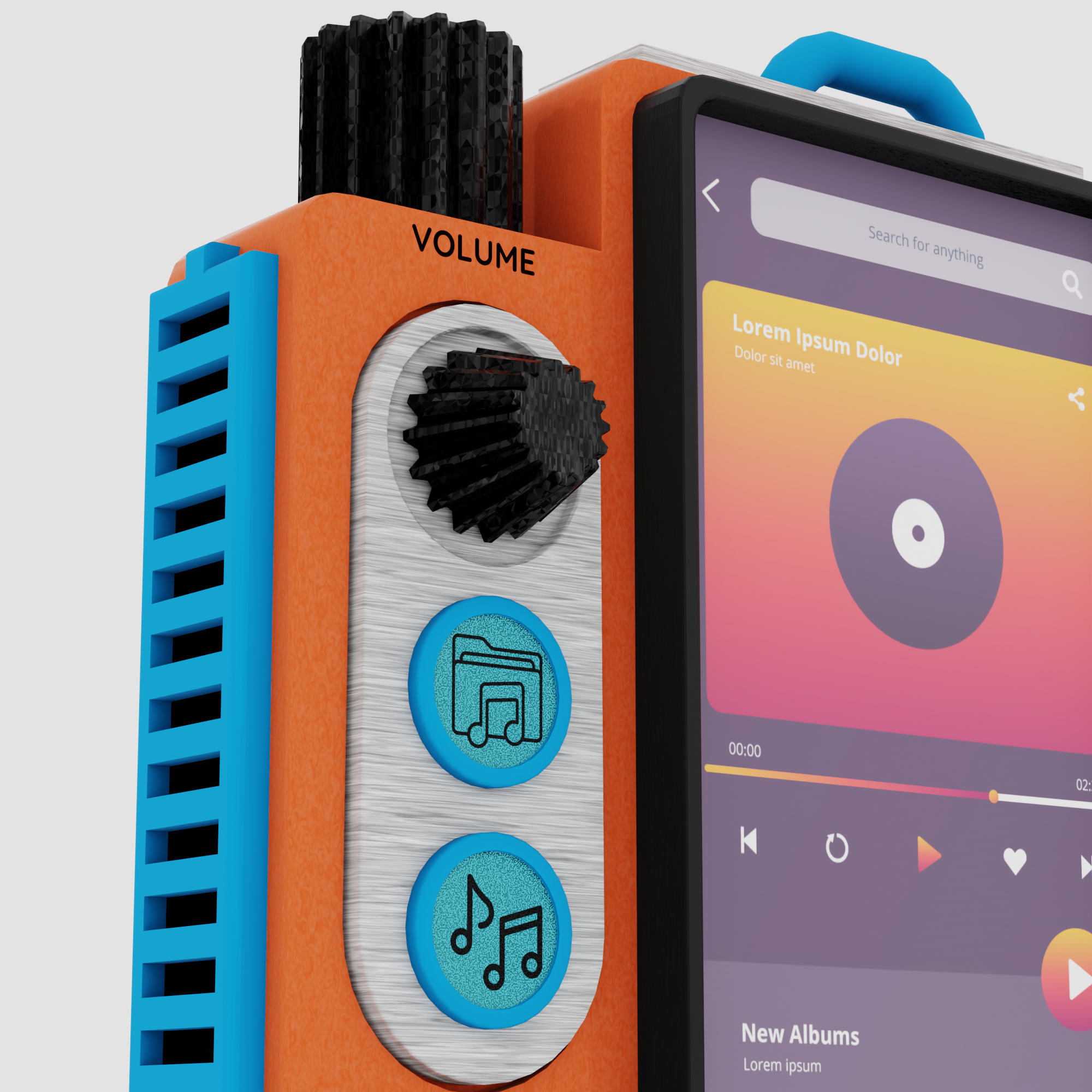 3d music player art concept — Изображение №3 — 3D на Dprofile