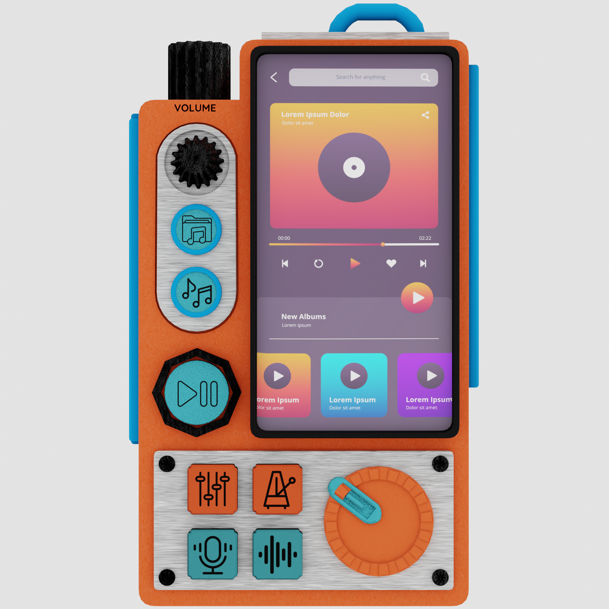 3d music player art concept — Изображение №5 — 3D на Dprofile