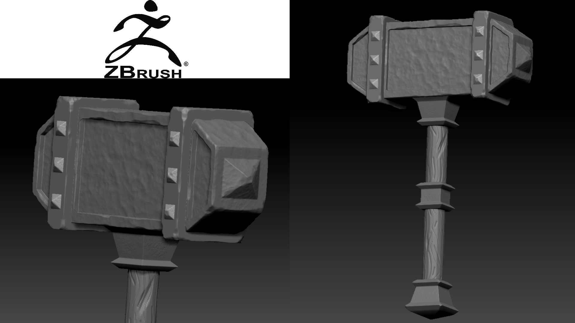 Hammer 3d game ready model — Изображение №1 — 3D на Dprofile