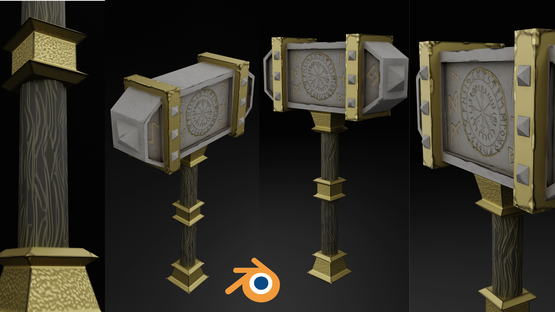 Hammer 3d game ready model — Изображение №3 — 3D на Dprofile